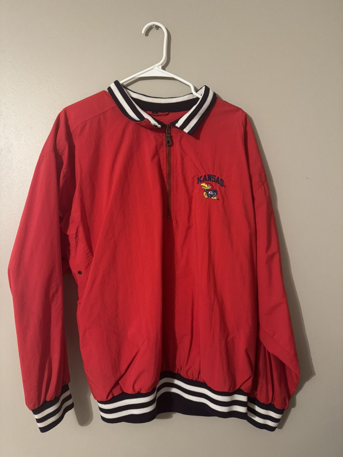 Vintage Vintage KU Jayhawks Quarter zip Size US L / EU 52-54 / 3 - 1 Thumbnail