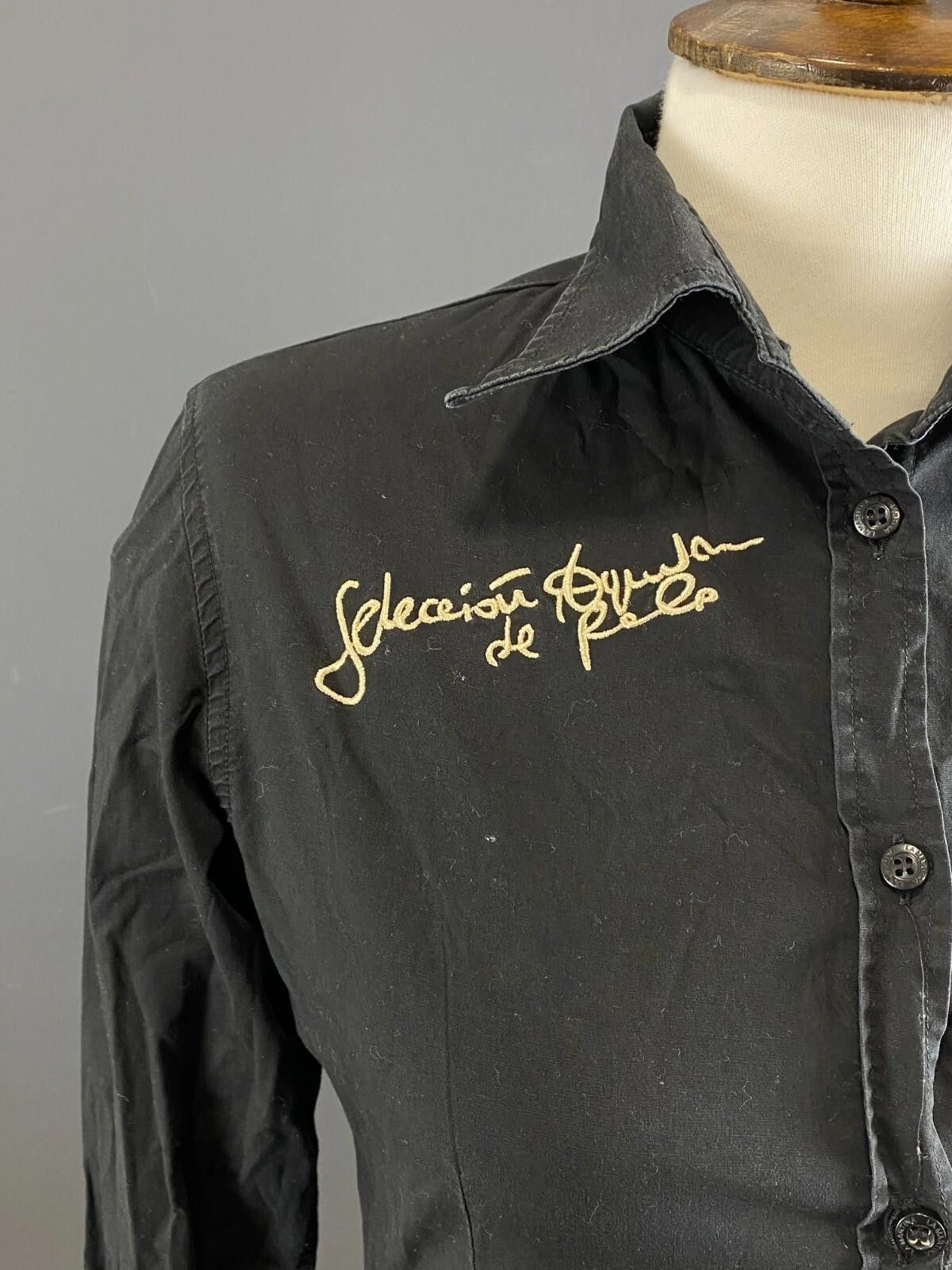 La Martina La Martina Buenos Aires Black Blouse Shirt Size L Size L / US 10 / IT 46 - 5 Thumbnail