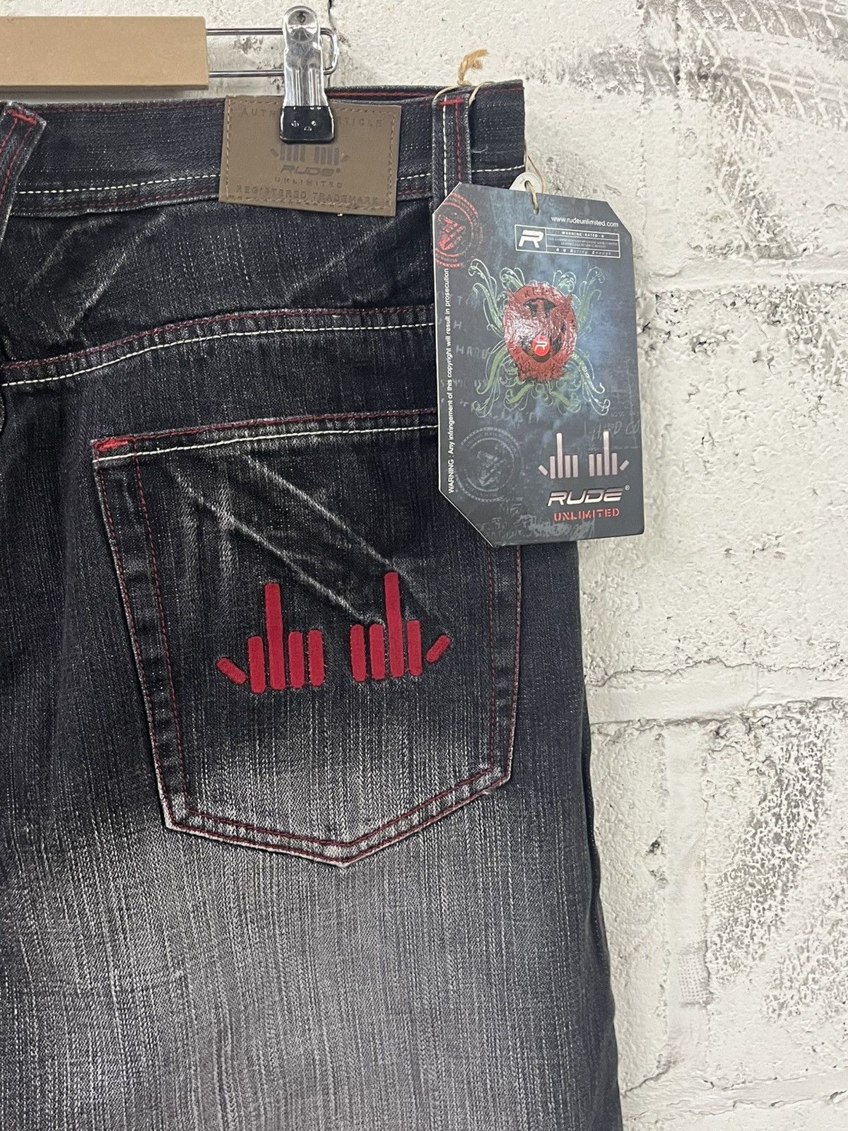 Southpole Y2k southpole style baggy fit wide leg faded denim opium Size US 38 / EU 54 - 4 Thumbnail