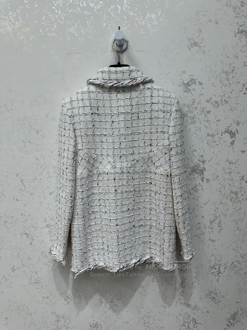 Chanel Chanel Waterfall Series Plaid Tweed Coat Size XS / US 0-2 / IT 36-38 - 2 Thumbnail