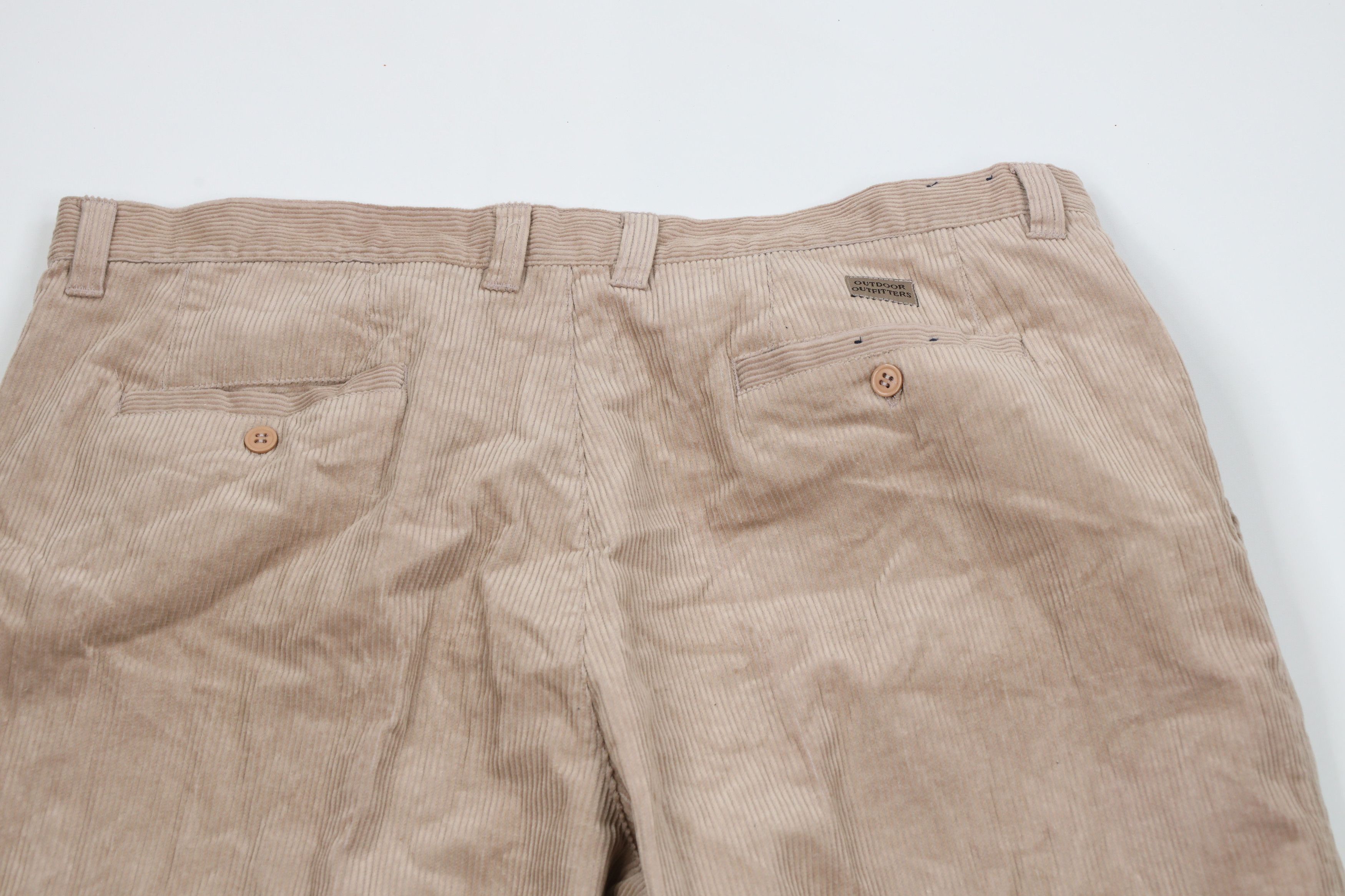 Vintage Vintage 90s Streetwear Fit Wide Leg Corduroy Pants Beige Size US 42 / EU 58 - 8 Thumbnail