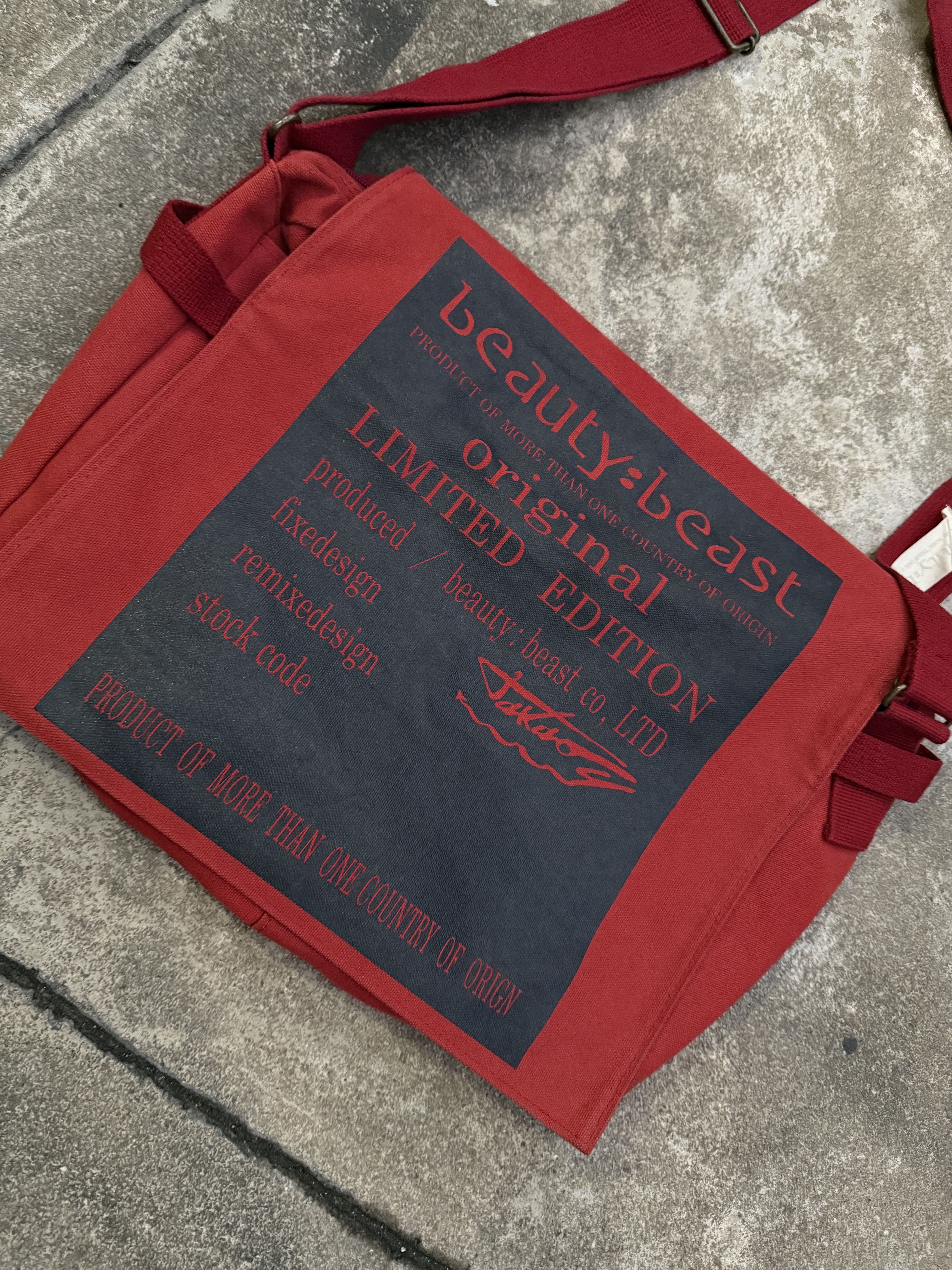 Beauty Beast Beauty:Beast "Limited Edition" Messenger / Tote Bag Size ONE SIZE - 3 Thumbnail