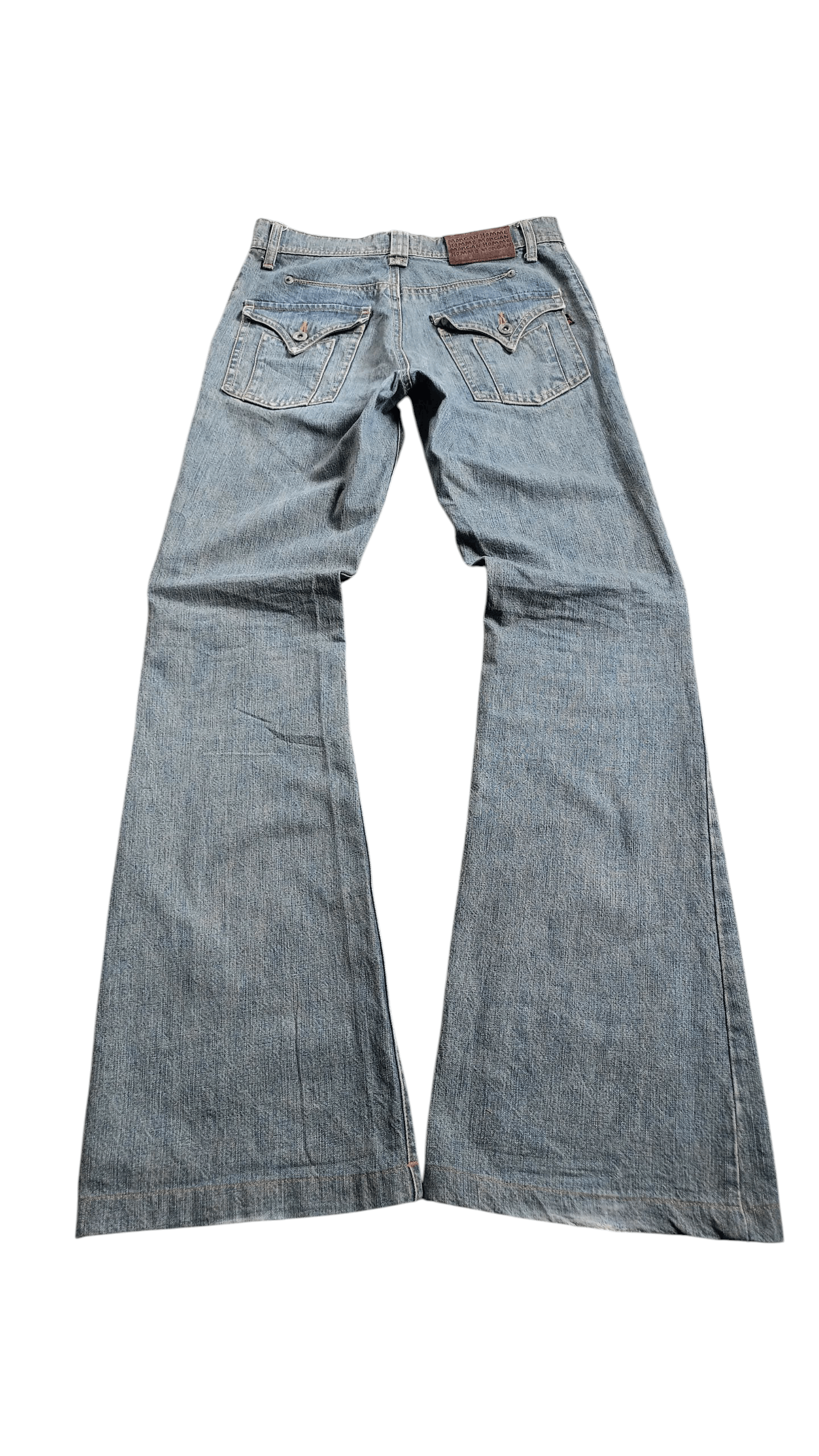 Morgan Homme Morgan Homme Mudwash Flare Denim Pants ifsixwasnine style Size US 28 / EU 44 - 2 Thumbnail