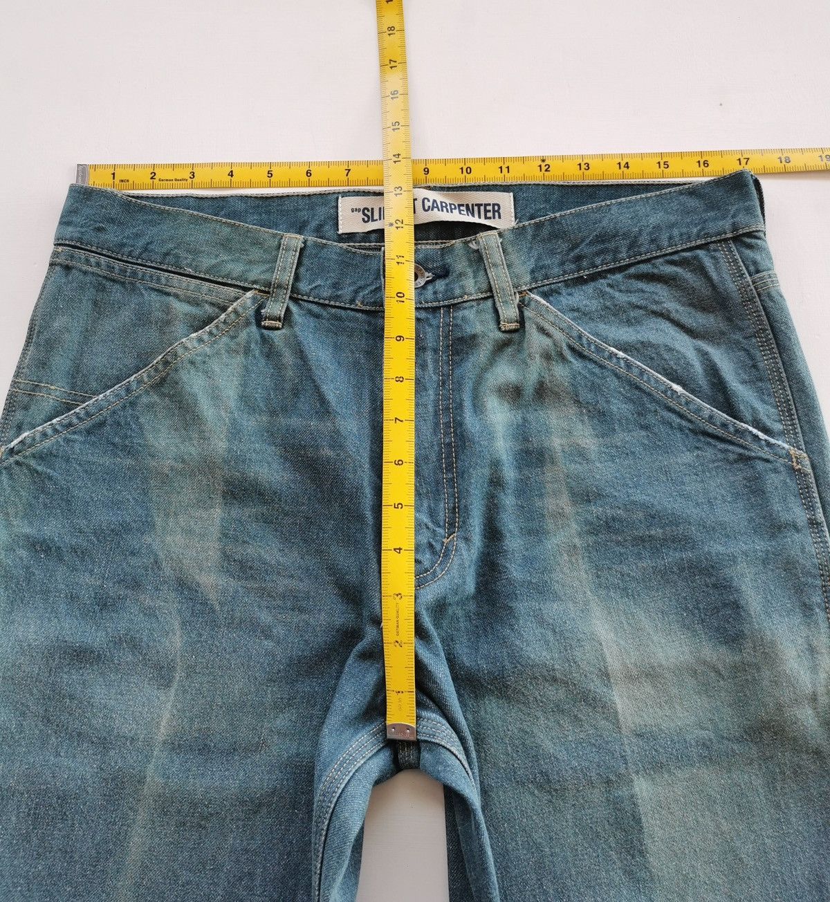 Gap × Yeezy Vintage Gap Carpenter Sunfaded Jeans - Size 34x30 Size US 34 / EU 50 - 8 Thumbnail