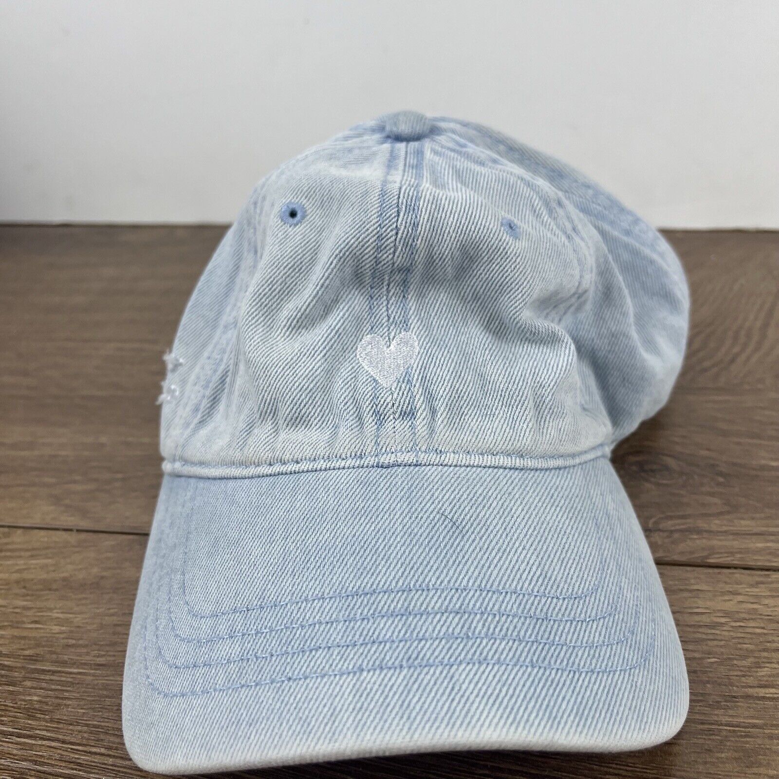 Other Heart Hat Love Heart Adjustable Hat Blue Hat Adjustable Blue Size ONE SIZE - 6 Thumbnail