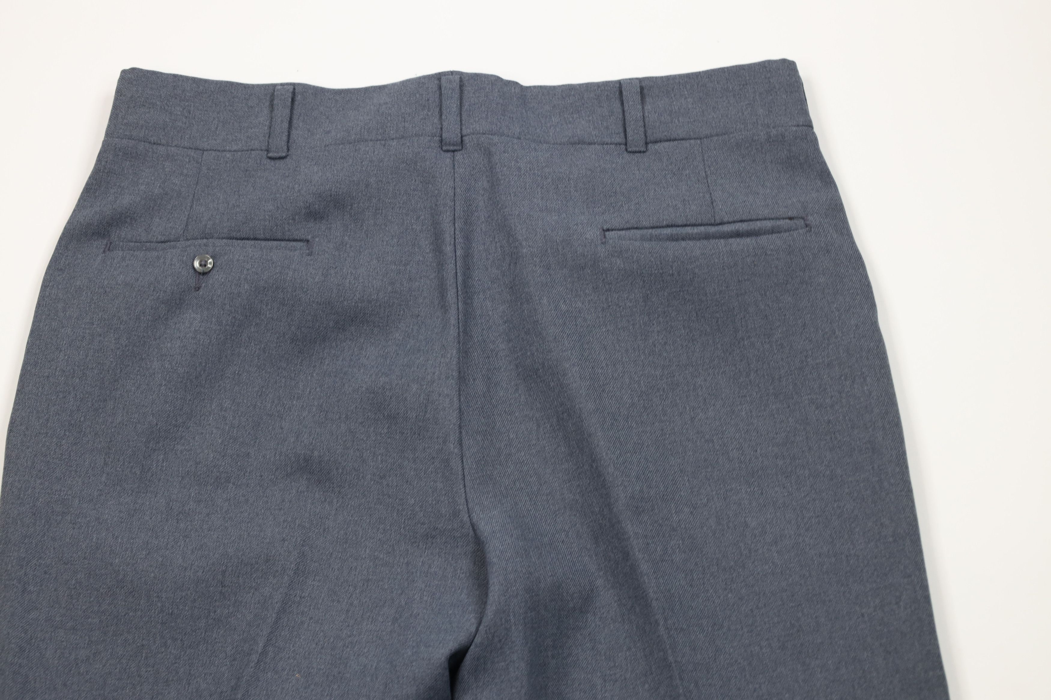 Vintage Vintage 70s Streetwear Knit Bell Bottoms Pants Blue USA Size US 36 / EU 52 - 9 Thumbnail