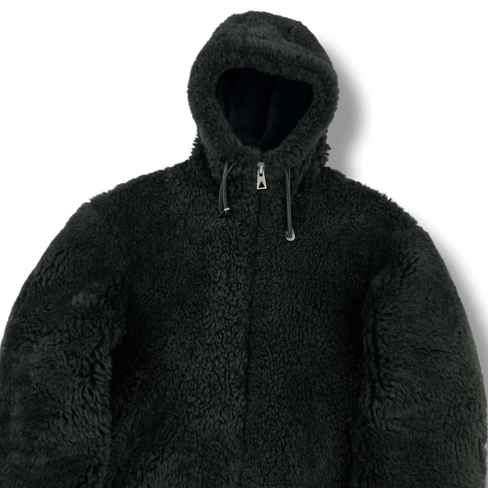 Bottega Veneta Bottega Veneta Shearling Jacket Dark Green Size US L / EU 52-54 / 3 - 1 Thumbnail
