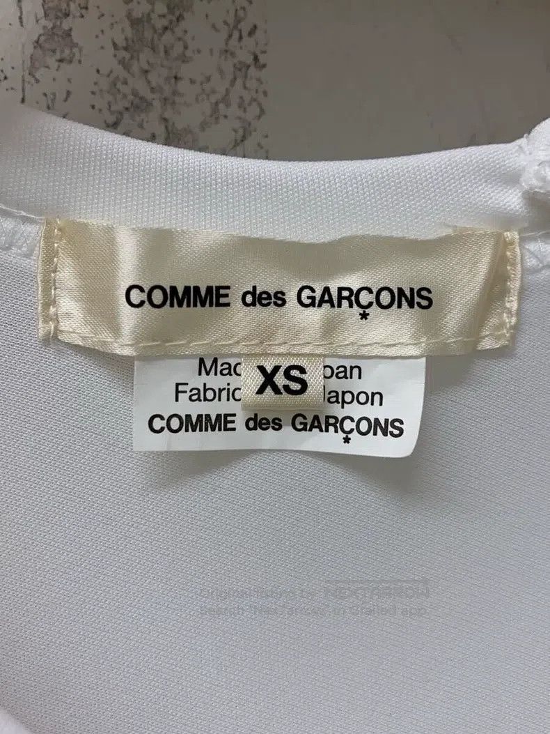 Comme des Garcons Comme Des Garcons White Retro Lace Trim Top Size XS / US 0-2 / IT 36-38 - 3 Thumbnail