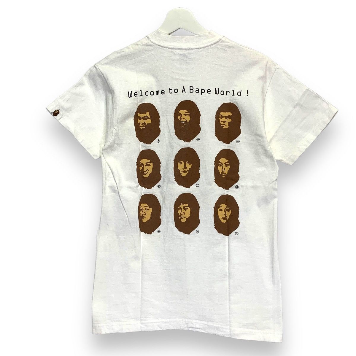 Bape Vintage 90s Bape World Wide Ape Heads Show Tee T Shirt Size US XS / EU 42 / 0 - 6 Thumbnail