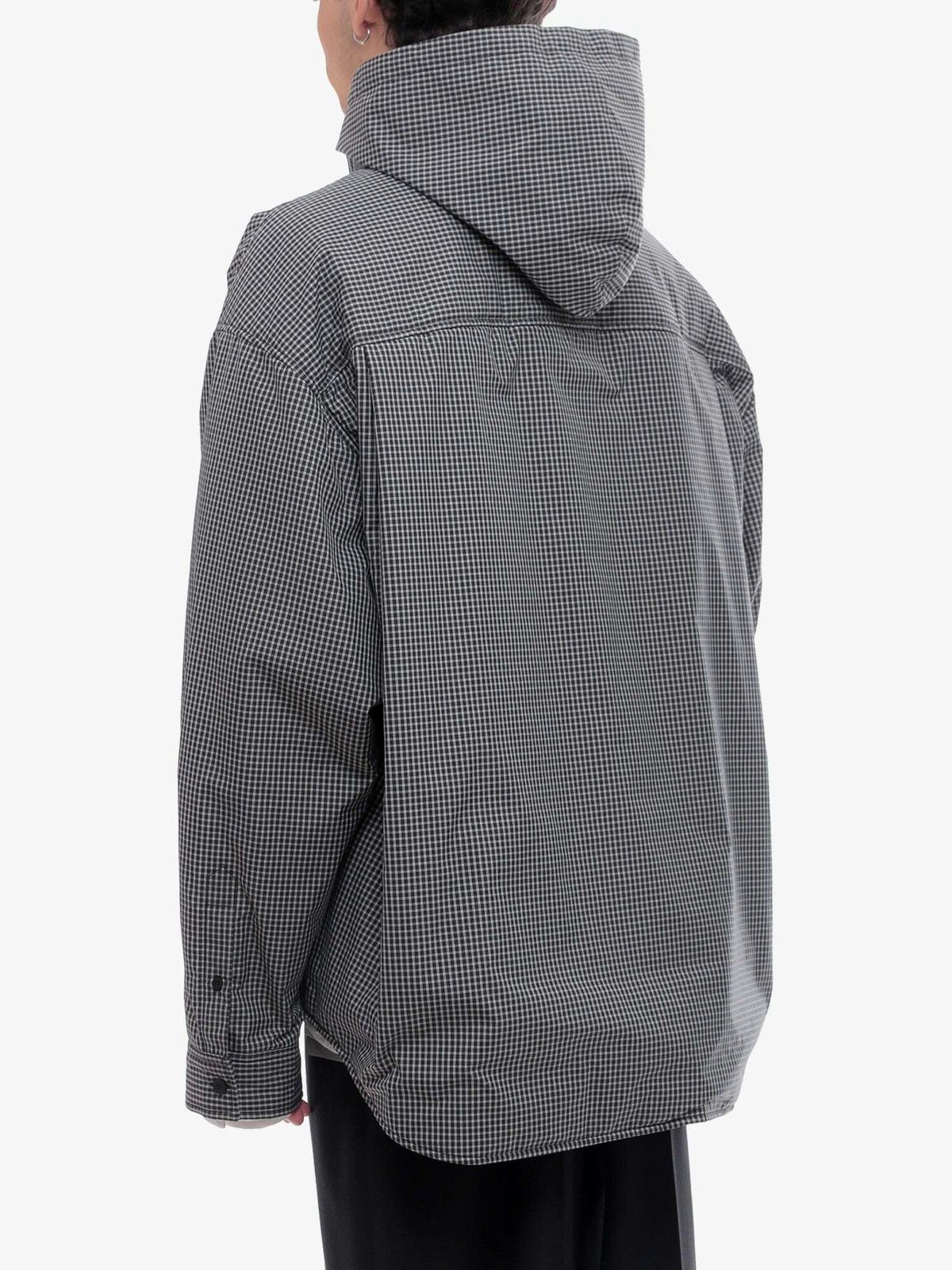 Balenciaga o1s1wg111225 Shirt Parka in Multicolor Size US M / EU 48-50 / 2 - 3 Thumbnail
