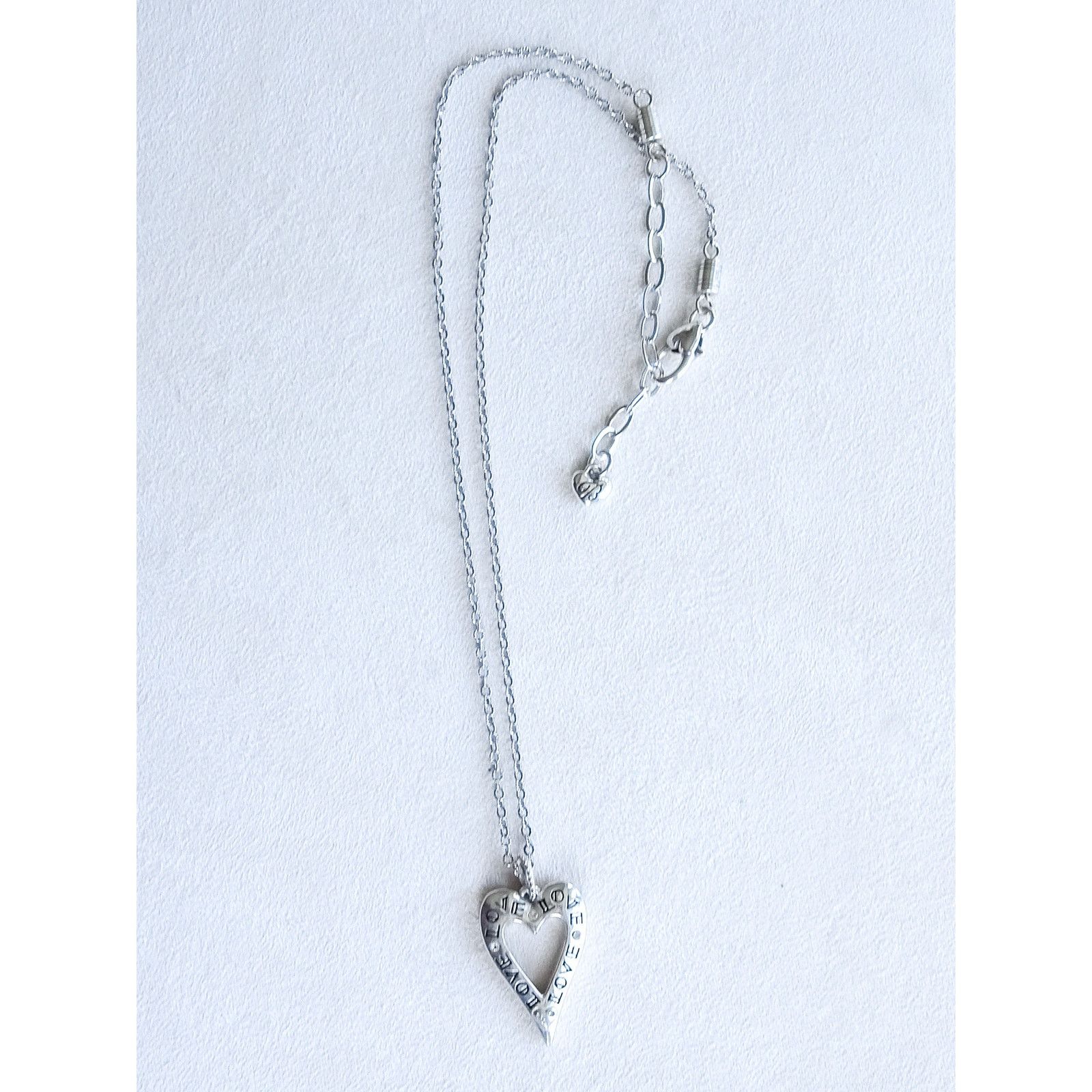 Brighton Brighton Bella Mia Reversible Heart Pendant Necklace Pave Size ONE SIZE - 3 Thumbnail