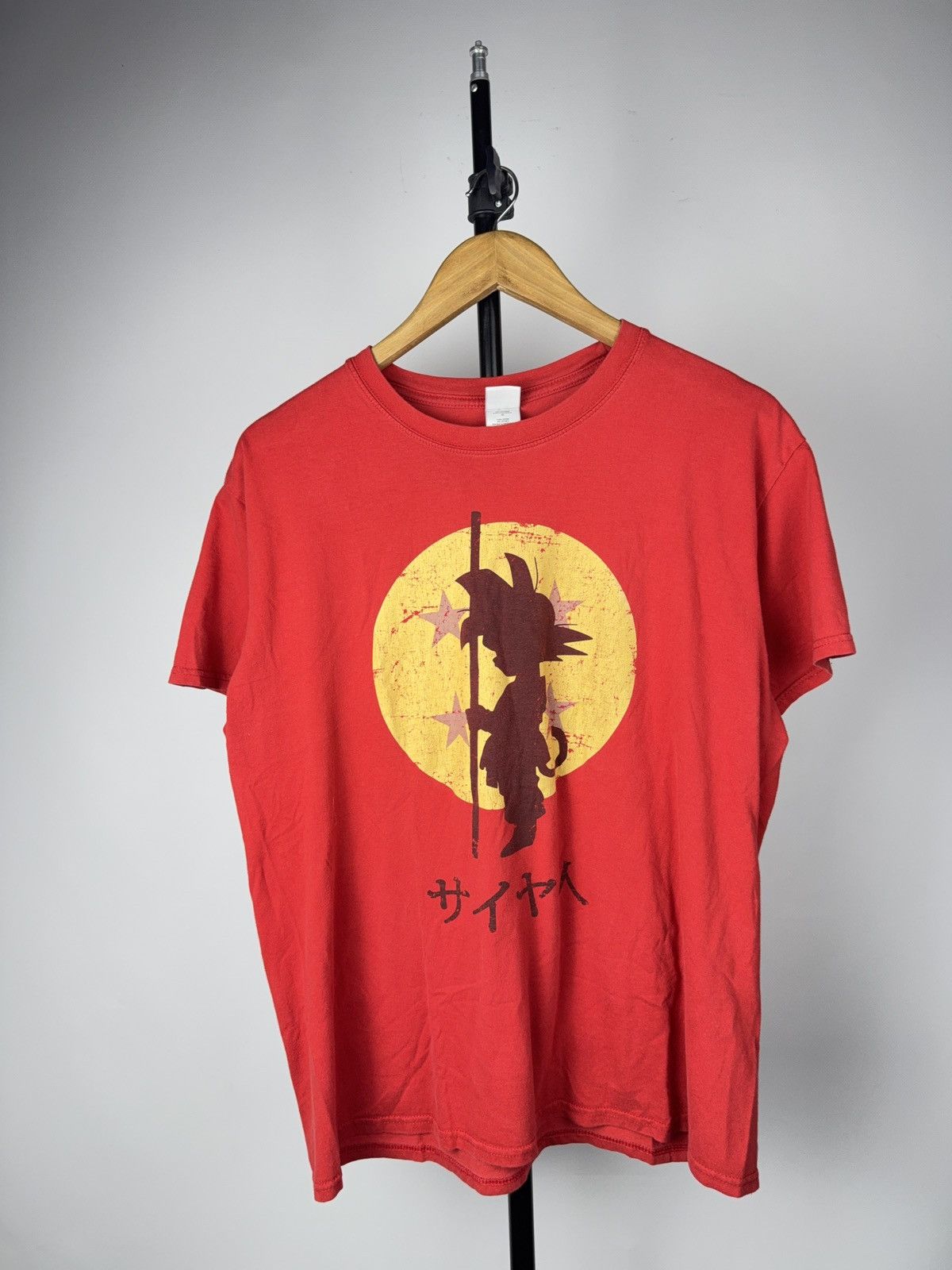 Vintage 00s Dragon Ball Goku Silhouette Vintage Style Anime Tee L Size US L / EU 52-54 / 3 - 1 Thumbnail