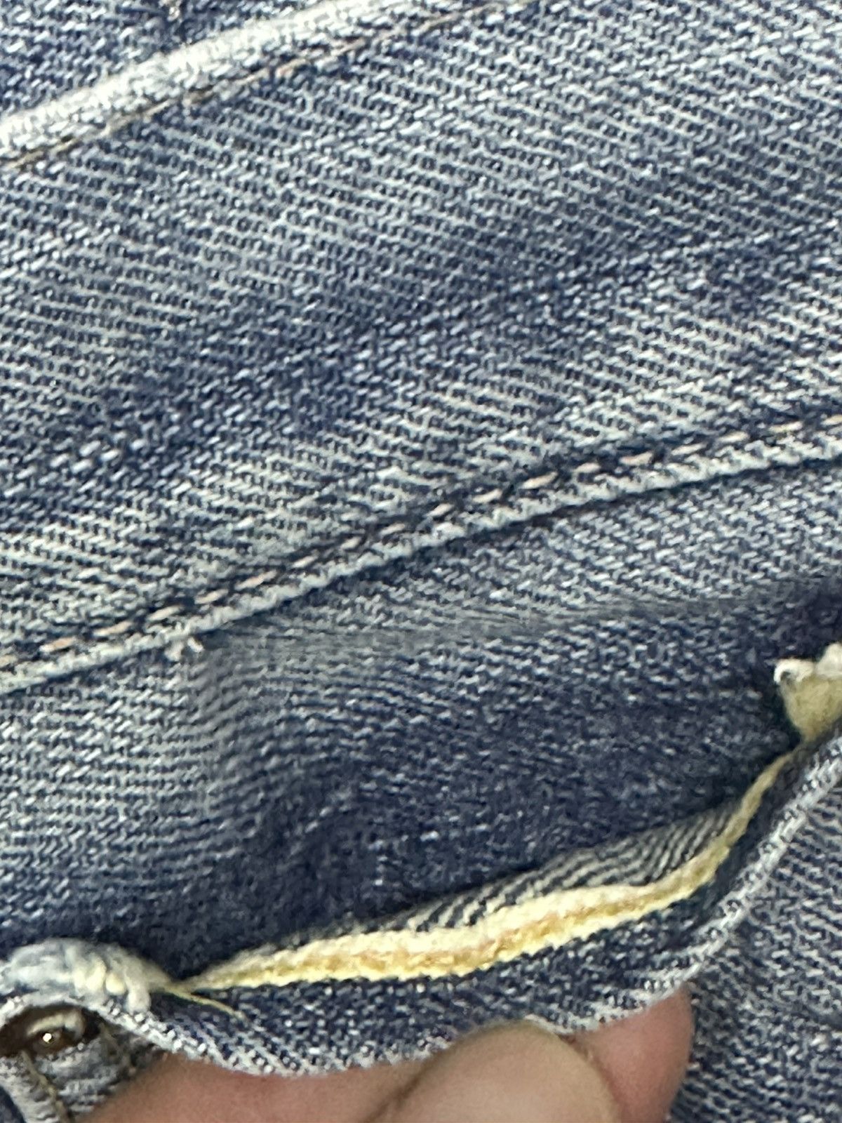 Edwin Vintage Edwin 505 Selvedge Japan Denim Straight Leg Faded Size US 30 / EU 46 - 10 Thumbnail