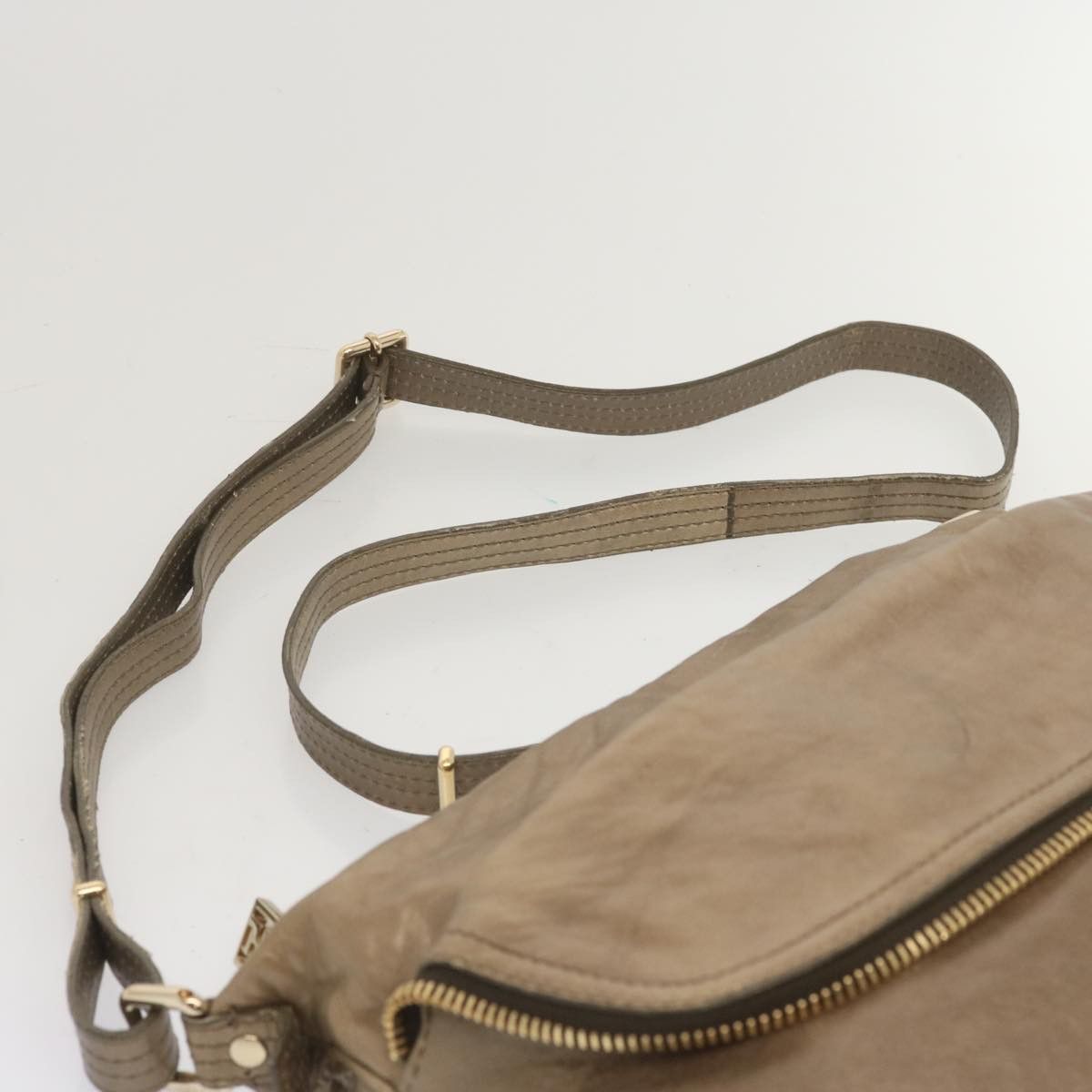 Fendi FENDI Shoulder Bag Leather Bronze Size ONE SIZE - 8 Thumbnail
