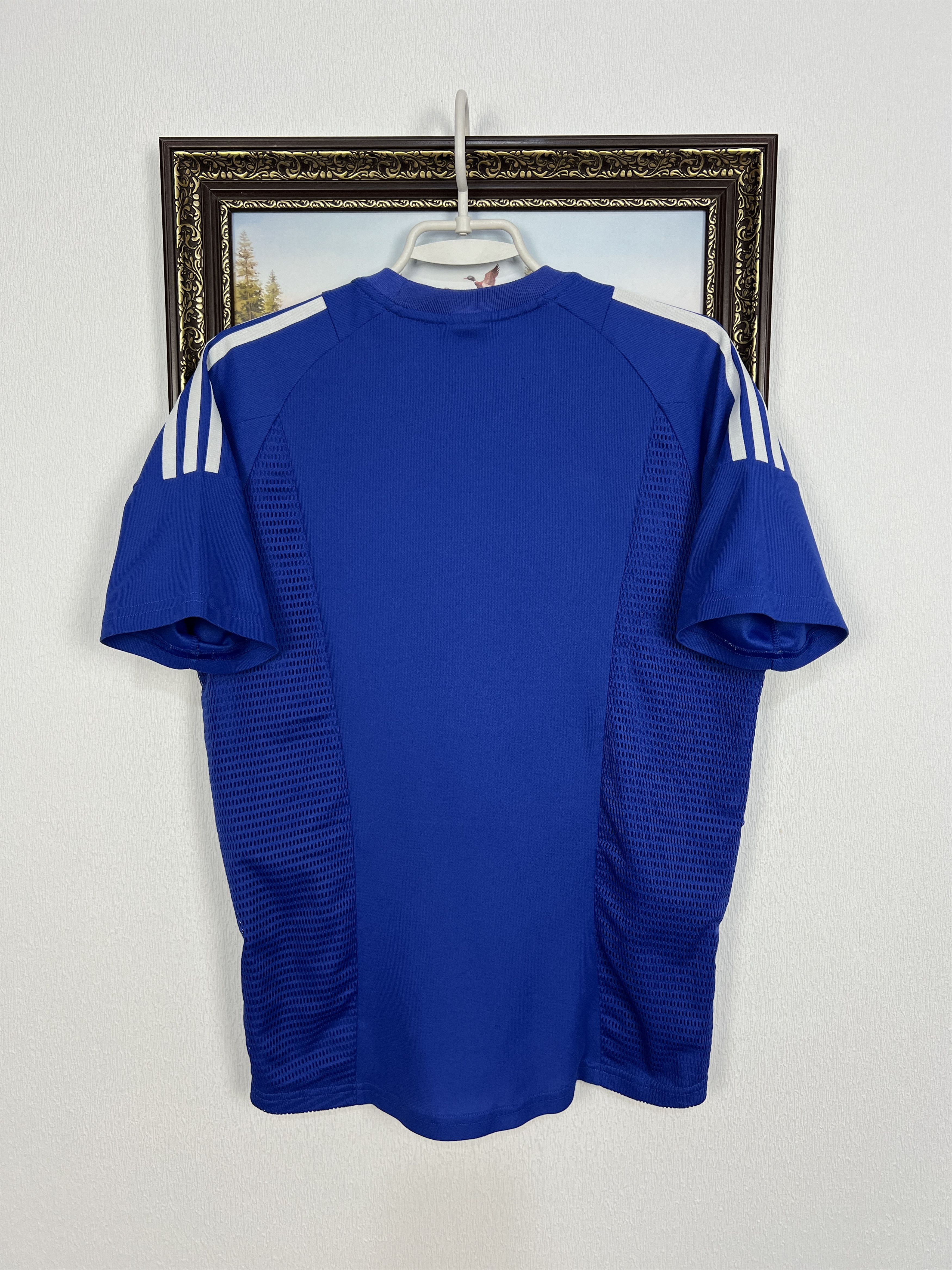 Adidas FC Schalke 04 football shirt 2002 Soccer Adidas Blue Jersey Size US XS / EU 42 / 0 - 8 Thumbnail