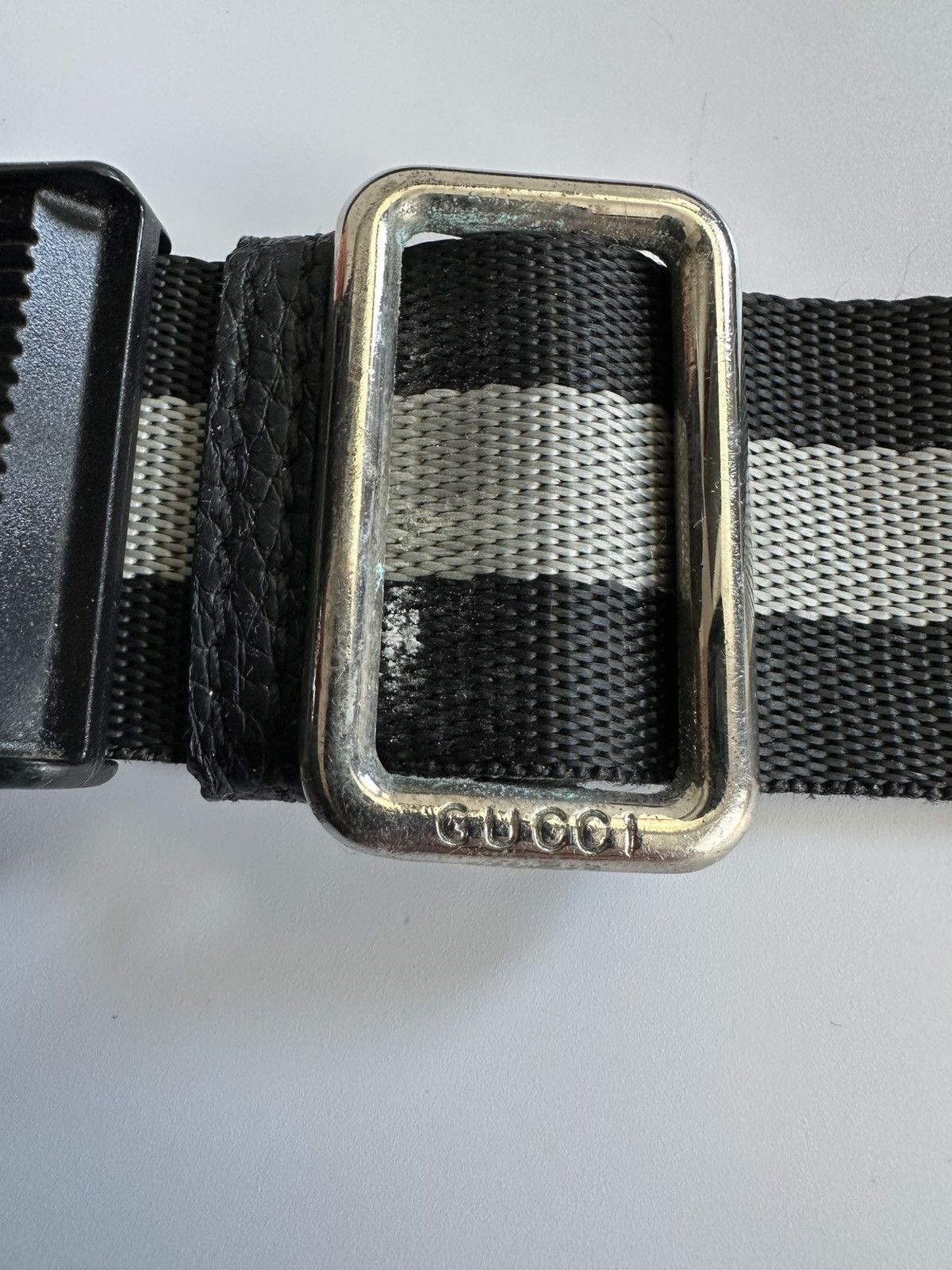 Gucci GUCCI 449182 Black GG Nylon Unisex Belt Bag Waist Size ONE SIZE - 11 Thumbnail