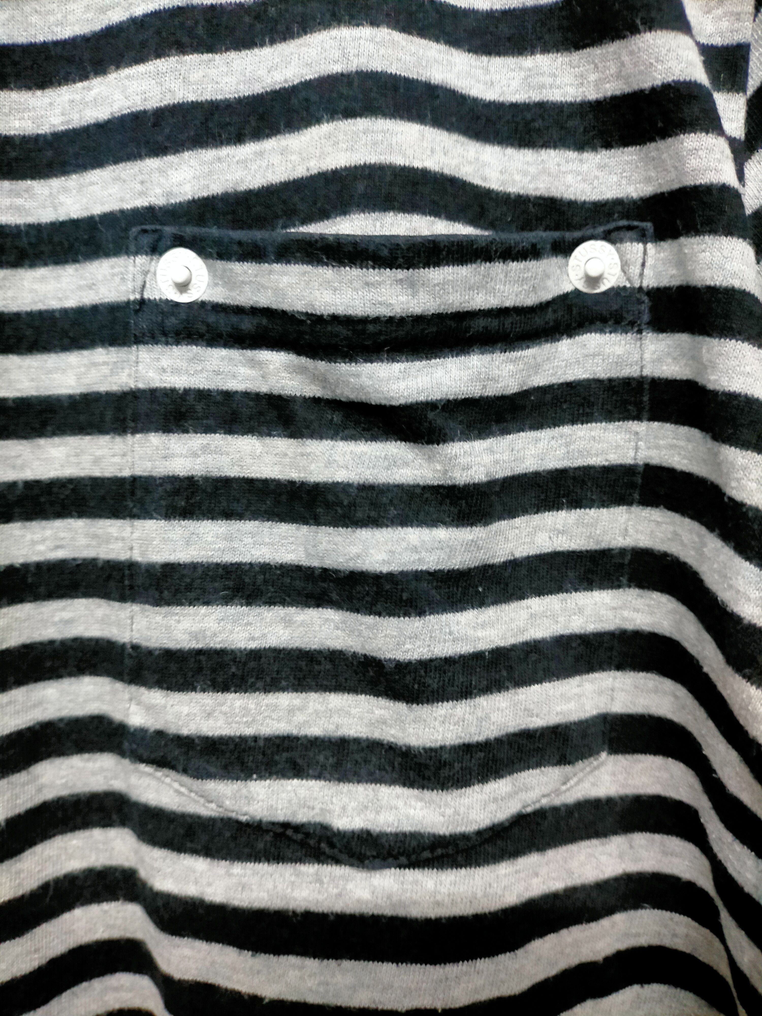 Stussy Stussy Stripe Pocket Stretch Long Sleeve Tee Size US XL / EU 56 / 4 - 7 Thumbnail