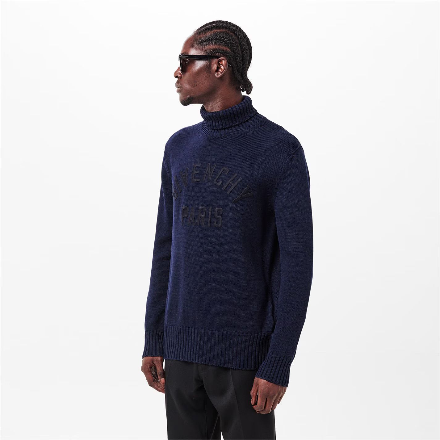 Givenchy o1g2r1mq0426 Crew Neck Jumper in Blue Size US L / EU 52-54 / 3 - 3 Thumbnail