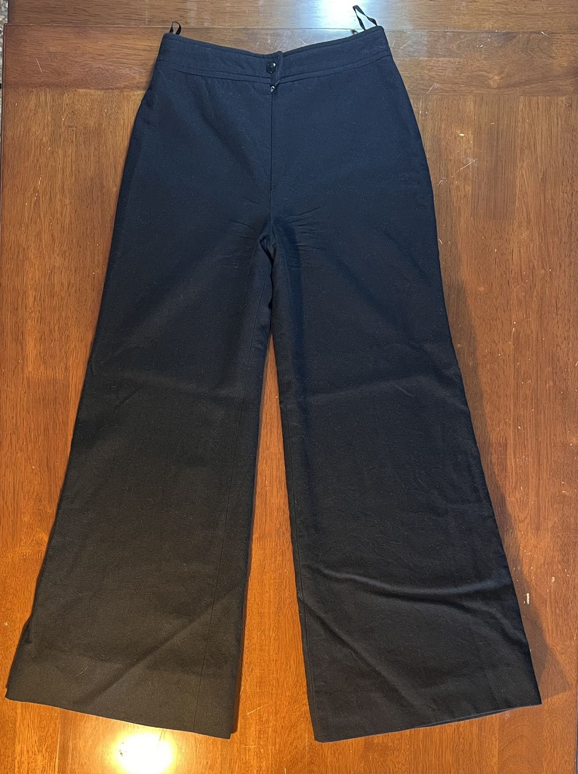 Courreges Courrèges black pants Size 26" / US 2 / IT 38 - 1 Thumbnail