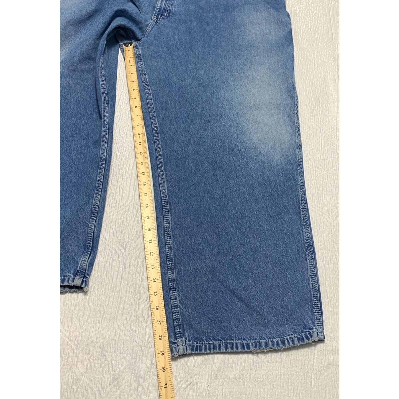 Carhartt VINTAGE Carhartt Carpenter Jeans Mens 52x29 Blue Carhartt Carpenter Jeans Mens 52x29 Blue Faded Size US 36 / EU 52 - 7 Thumbnail
