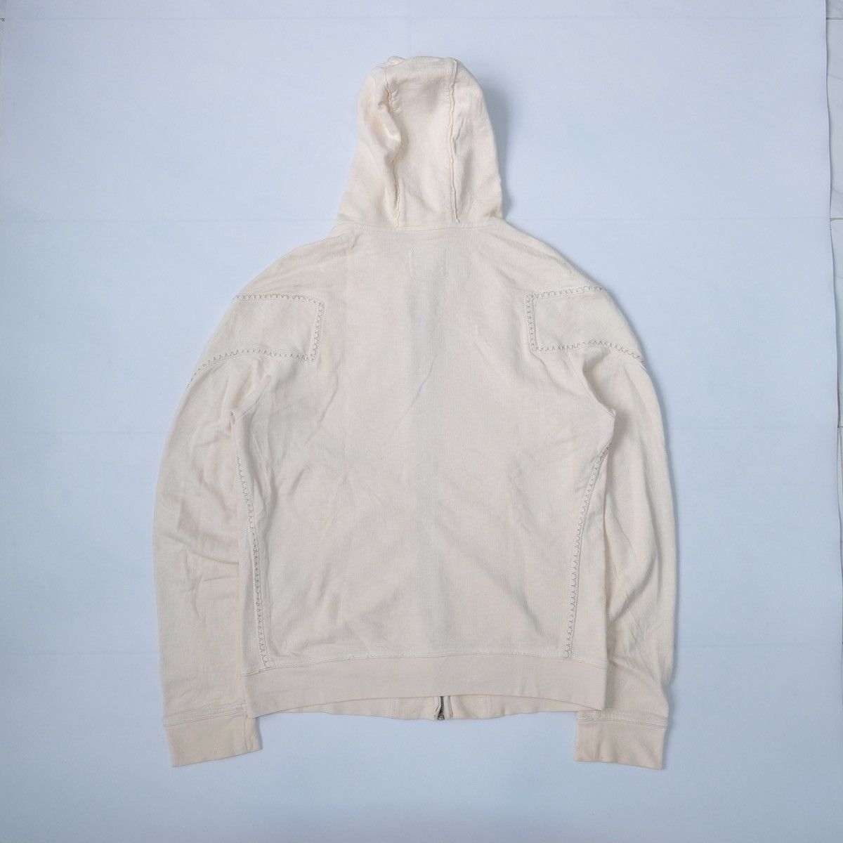 Marithe + Francois Girbaud 2000s Marithe Francois Girbaud cut & sew zip up hoddie Size US L / EU 52-54 / 3 - 2 Thumbnail