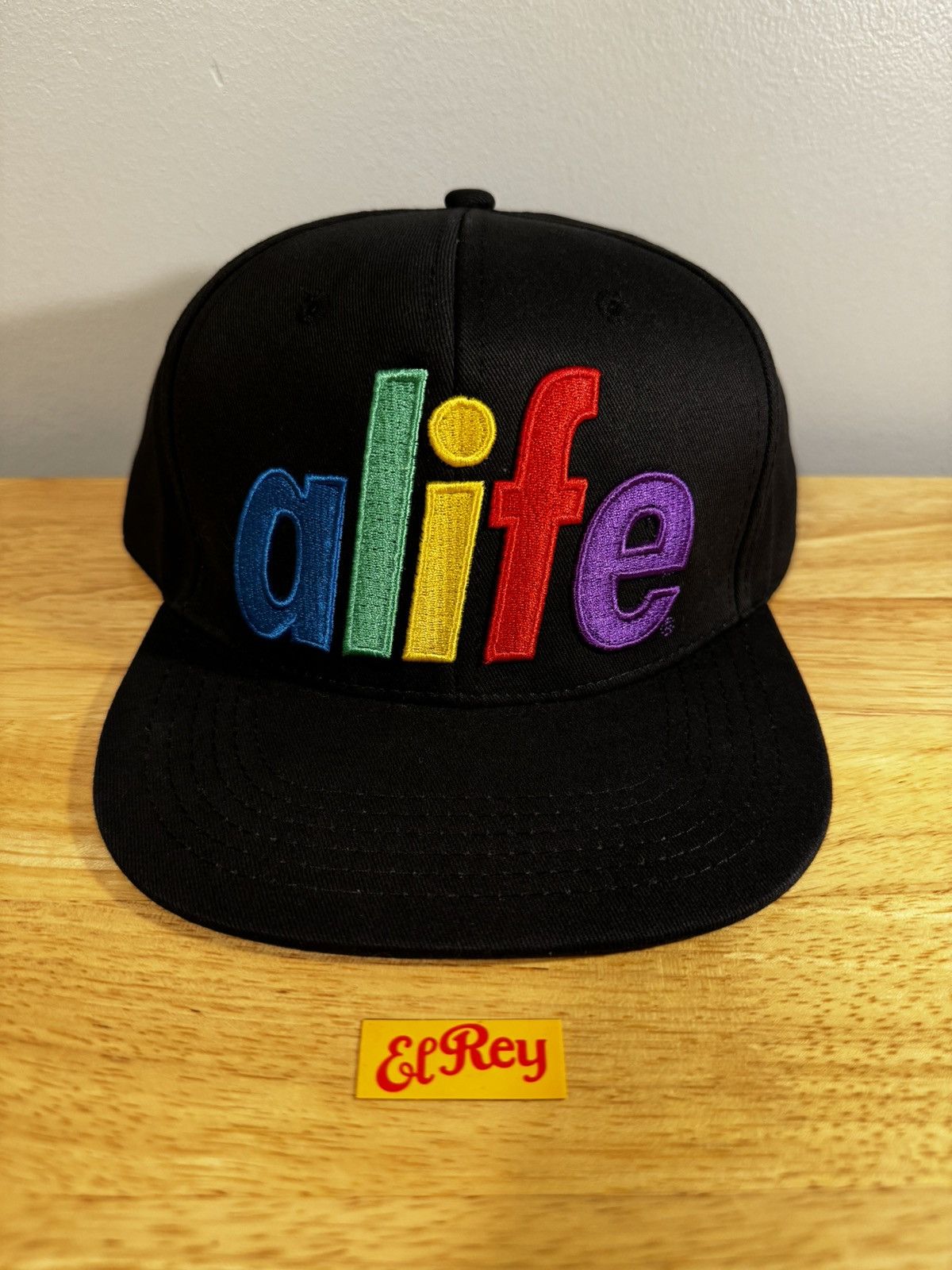 ALIFE NYC - Rainbow Logo Snapback Hat (Very Rare)