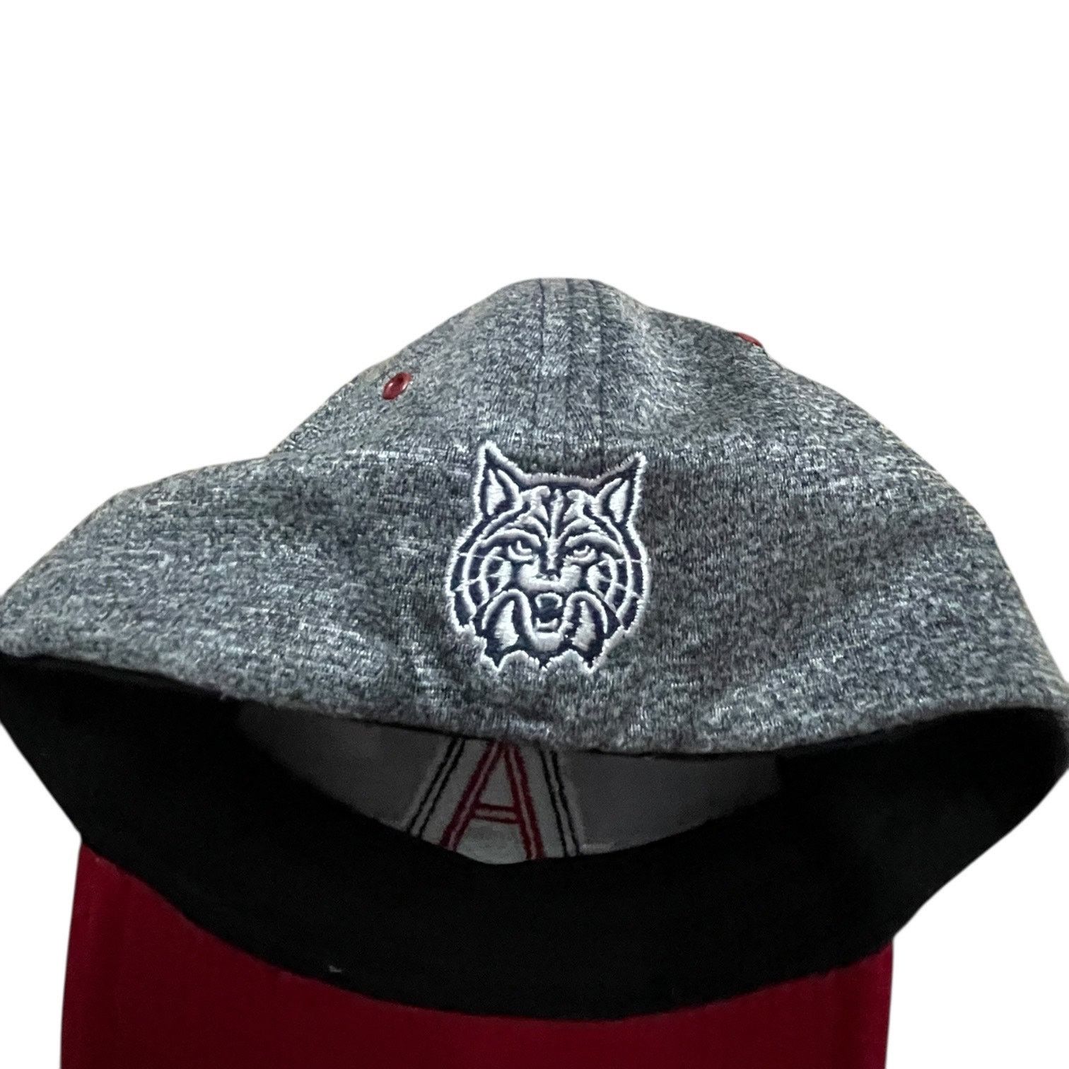 Zephyr Zephyr Mens University of Arizona Wildcats Red & Grey Hat Size ONE SIZE - 8 Thumbnail