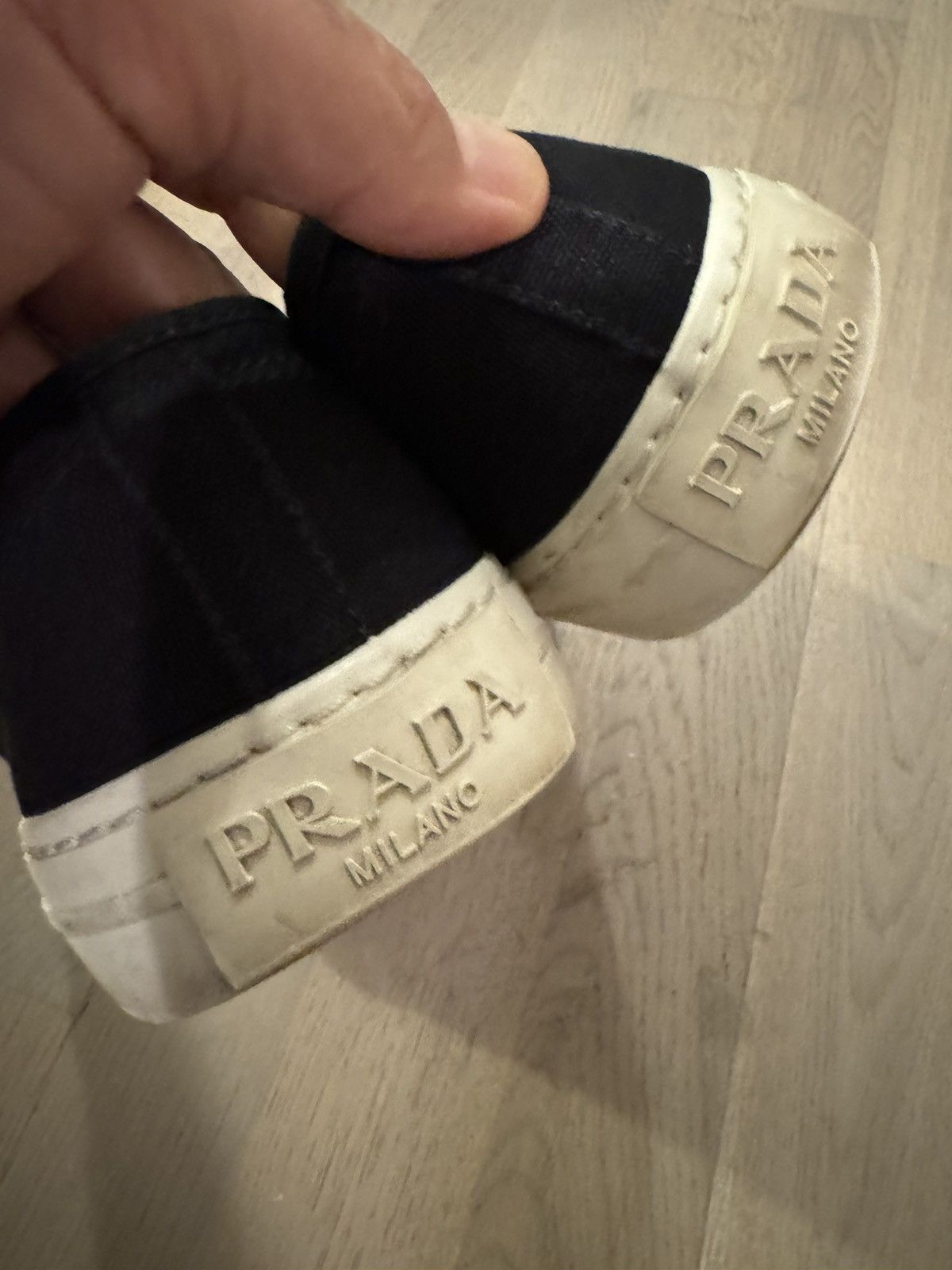 Prada PRADA sneakers SZ UK 6.5 fit as in photos show by tape measu Size US 8 / EU 41 - 19 Thumbnail