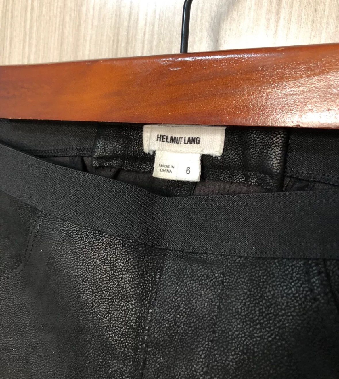 Helmut Lang Helmut Lang Sheepskin Black Leather Tights pants Size US 36 / EU 52 - 8 Thumbnail