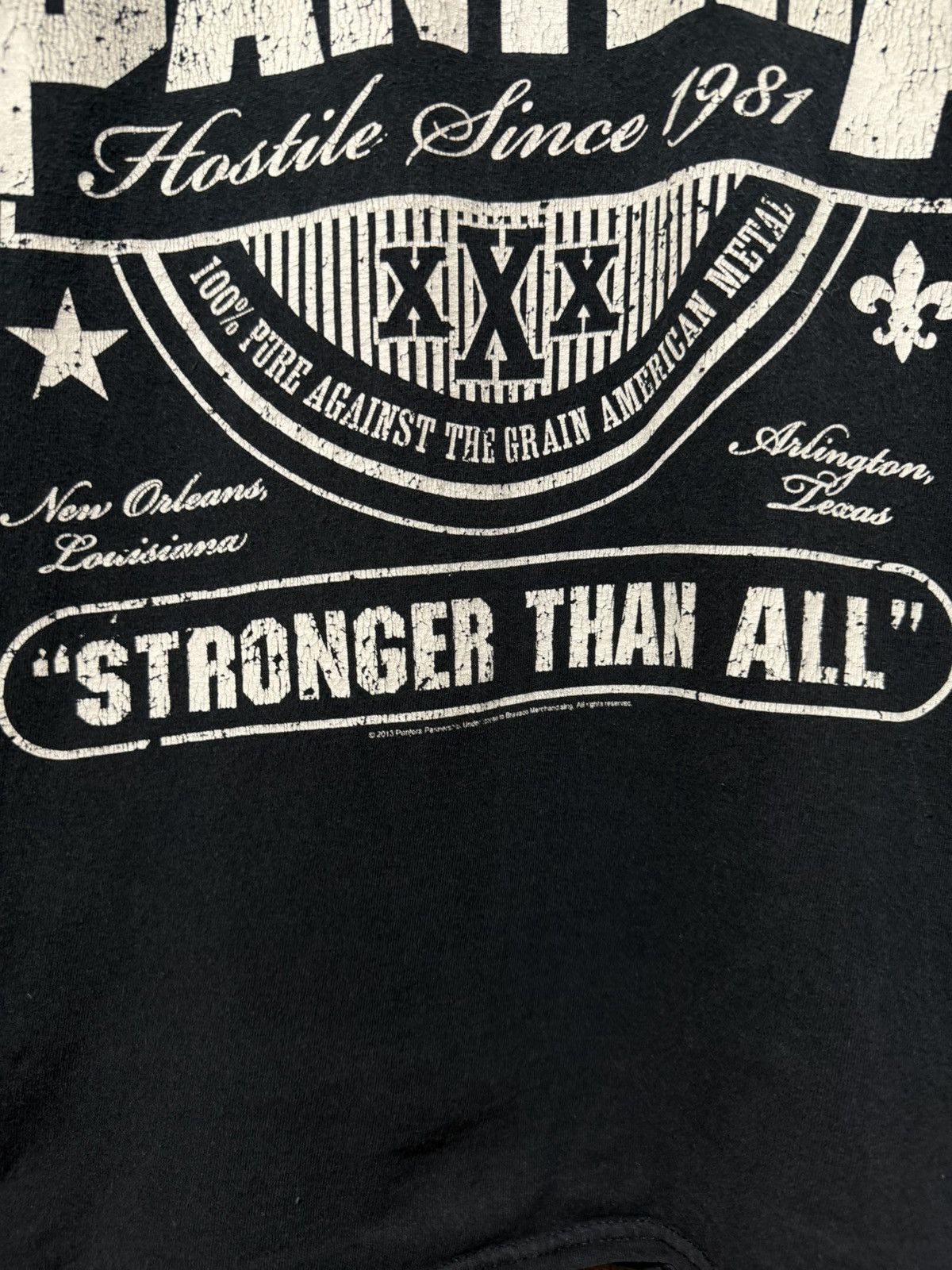 Band Tees × Vintage Vintage 2013 Pantera Stronger Than All Rock Band T-Shirt Y2K Size US L / EU 52-54 / 3 - 5 Thumbnail