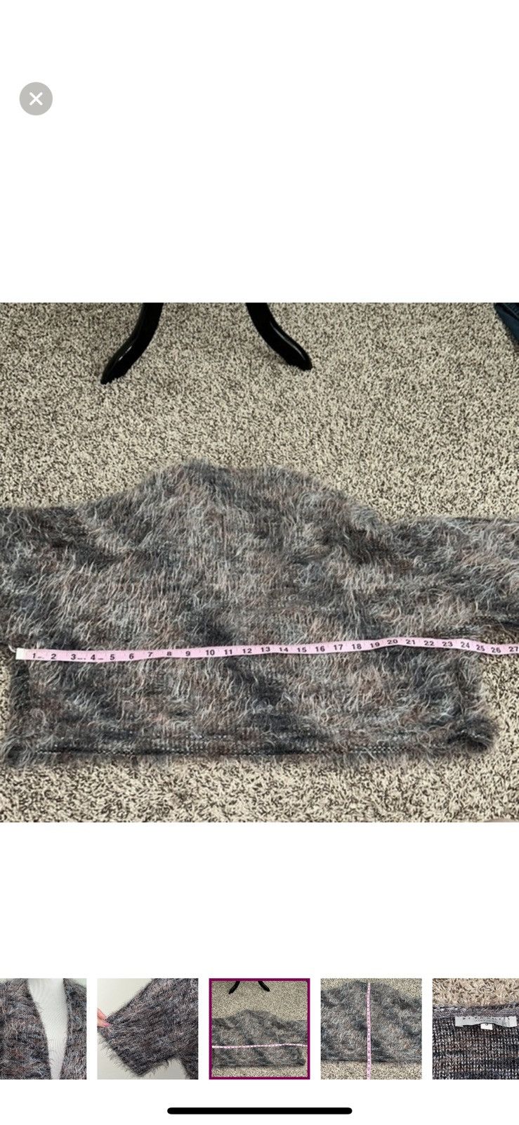 Bryn Walker Bryn walker small fuzzy short sleeved cardigan Size S / US 4 / IT 40 - 2 Thumbnail