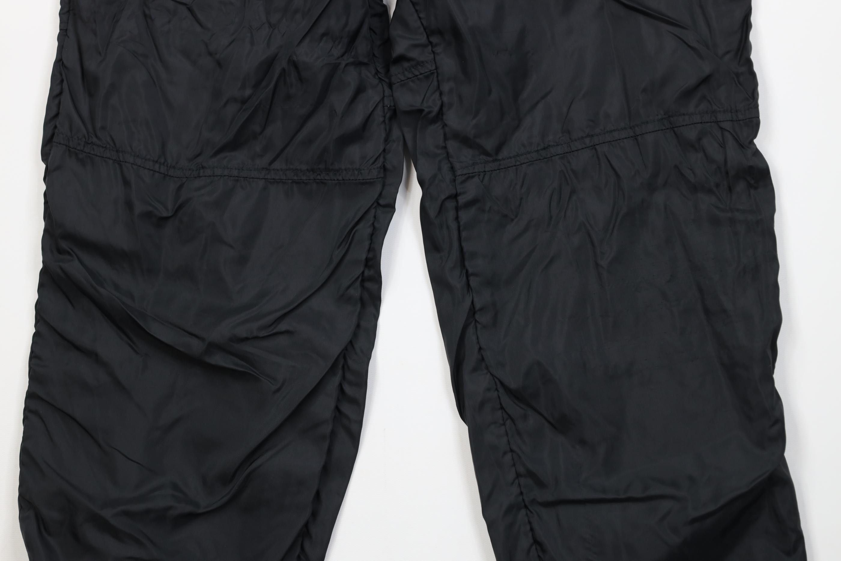 Vintage Vintage 90s Streetwear Windbreaker Joggers Pants USA Black Size US 34 / EU 50 - 3 Thumbnail