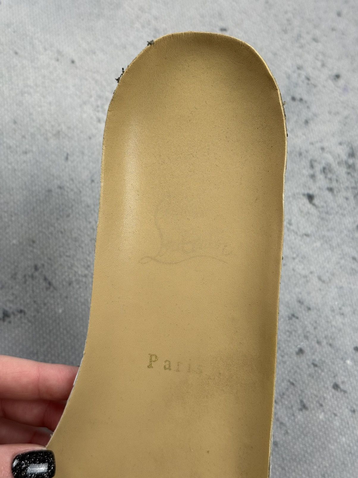 Christian Louboutin Christian Louboutin Louis Flat Antispecchio Spike Silver Size US 9 / EU 42 - 18 Thumbnail
