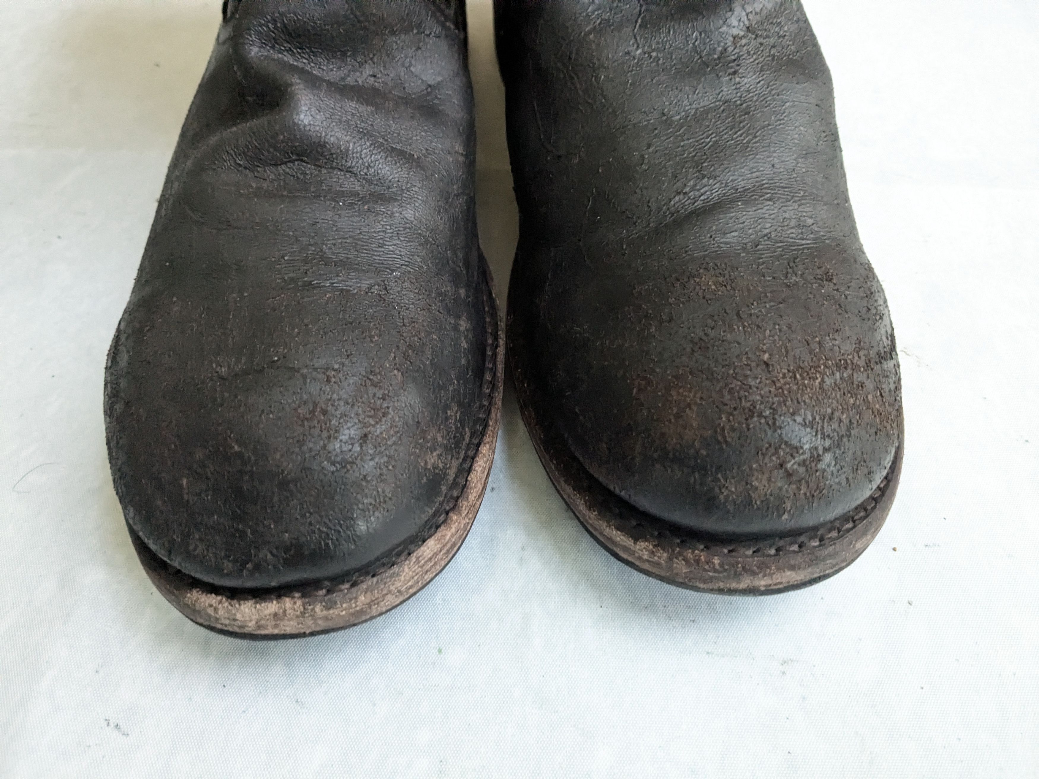 Frye Frye Engineer Boots Brown Leather 11.5 D Leather Buckle Size US 11.5 / EU 44-45 - 4 Thumbnail