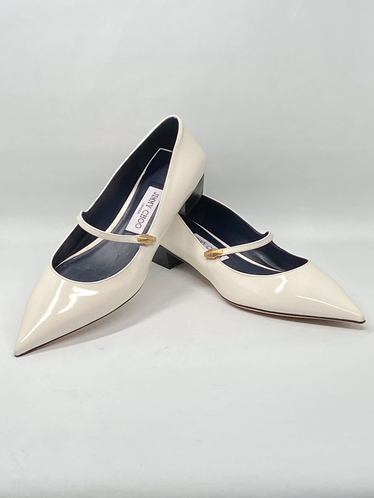Jimmy Choo Jimmy Choo Carolyn Leather Mary Jane Flats size 38.5 Size US 8.5 / IT 38.5 - 8 Thumbnail