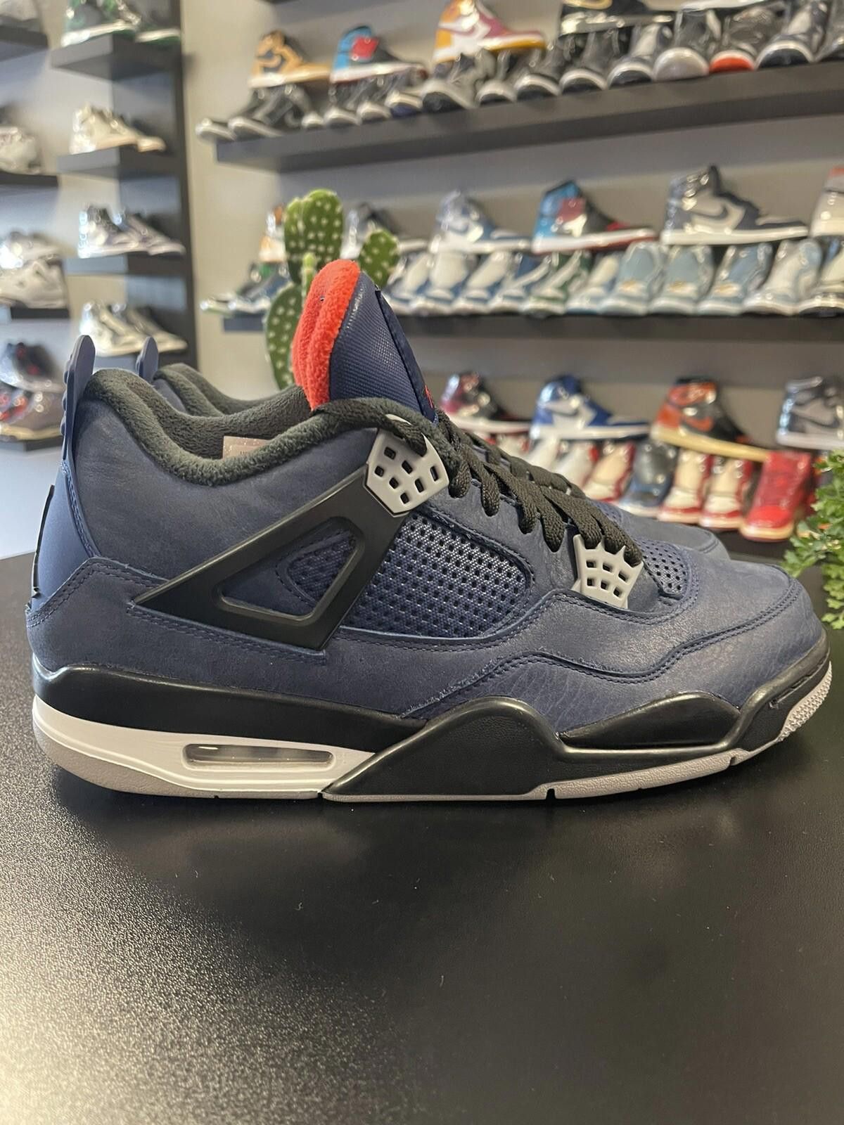 Nike Air Jordan Retro 4 Winterized Loyal Blue White Size 11.5 Size US 11.5 / EU 44-45 - 3 Thumbnail
