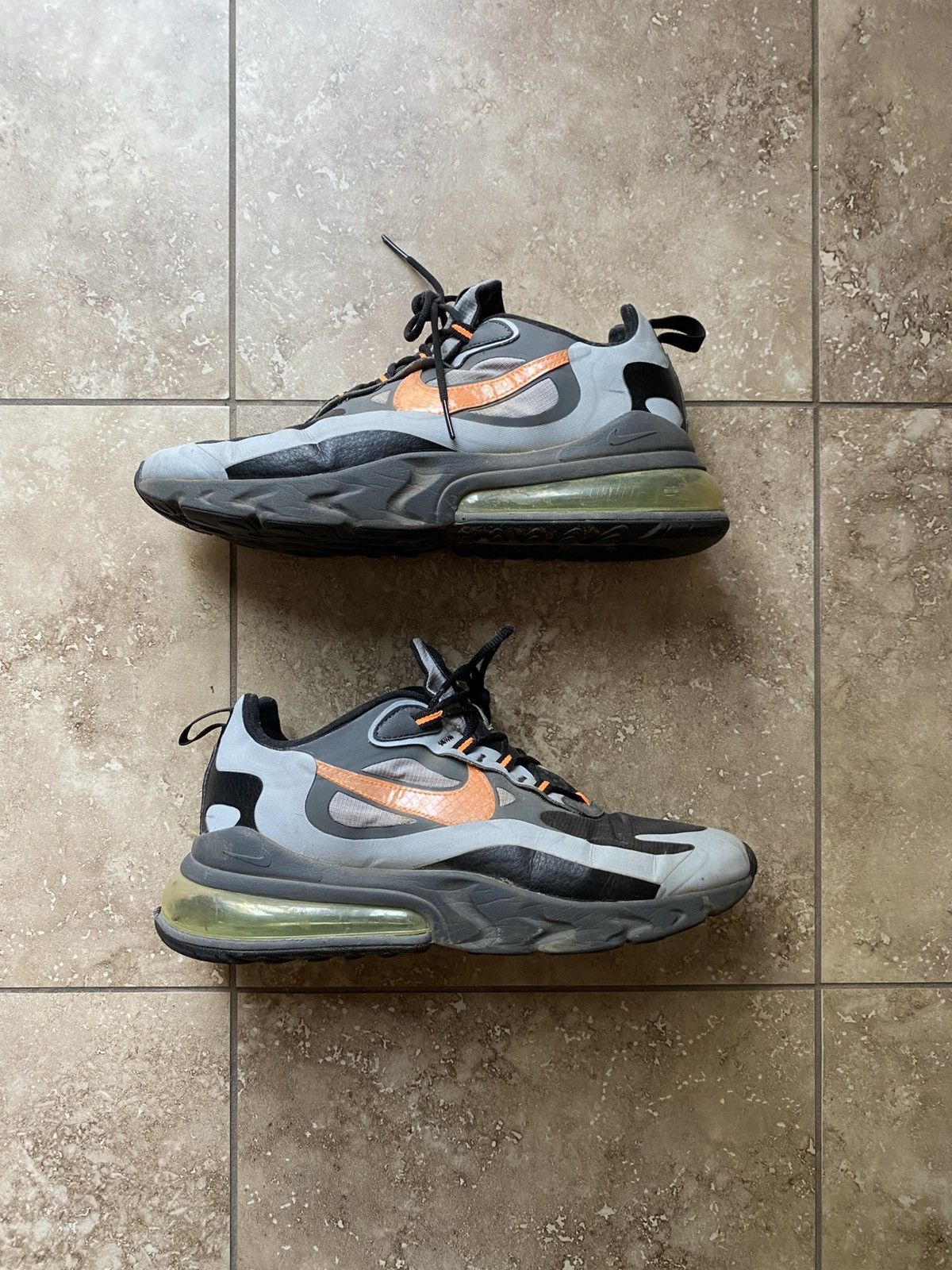 Nike Nike Air Max 70 React - Grey & Orange / Size 9.5 Men Size US 9.5 / EU 42-43 - 1 Thumbnail