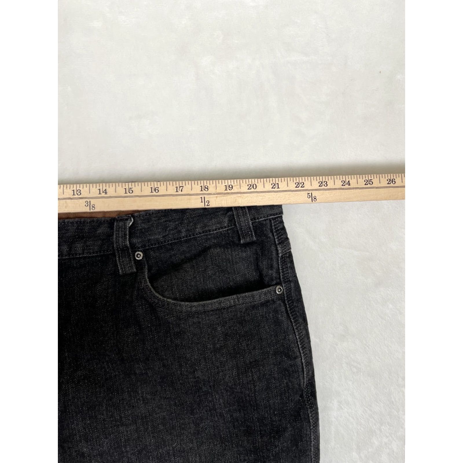 Duluth Trading Company Duluth Trading Co Flex Ballroom Jeans Mens 42x30 Gray Straight Stretch Denim Size US 42 / EU 58 - 6 Thumbnail