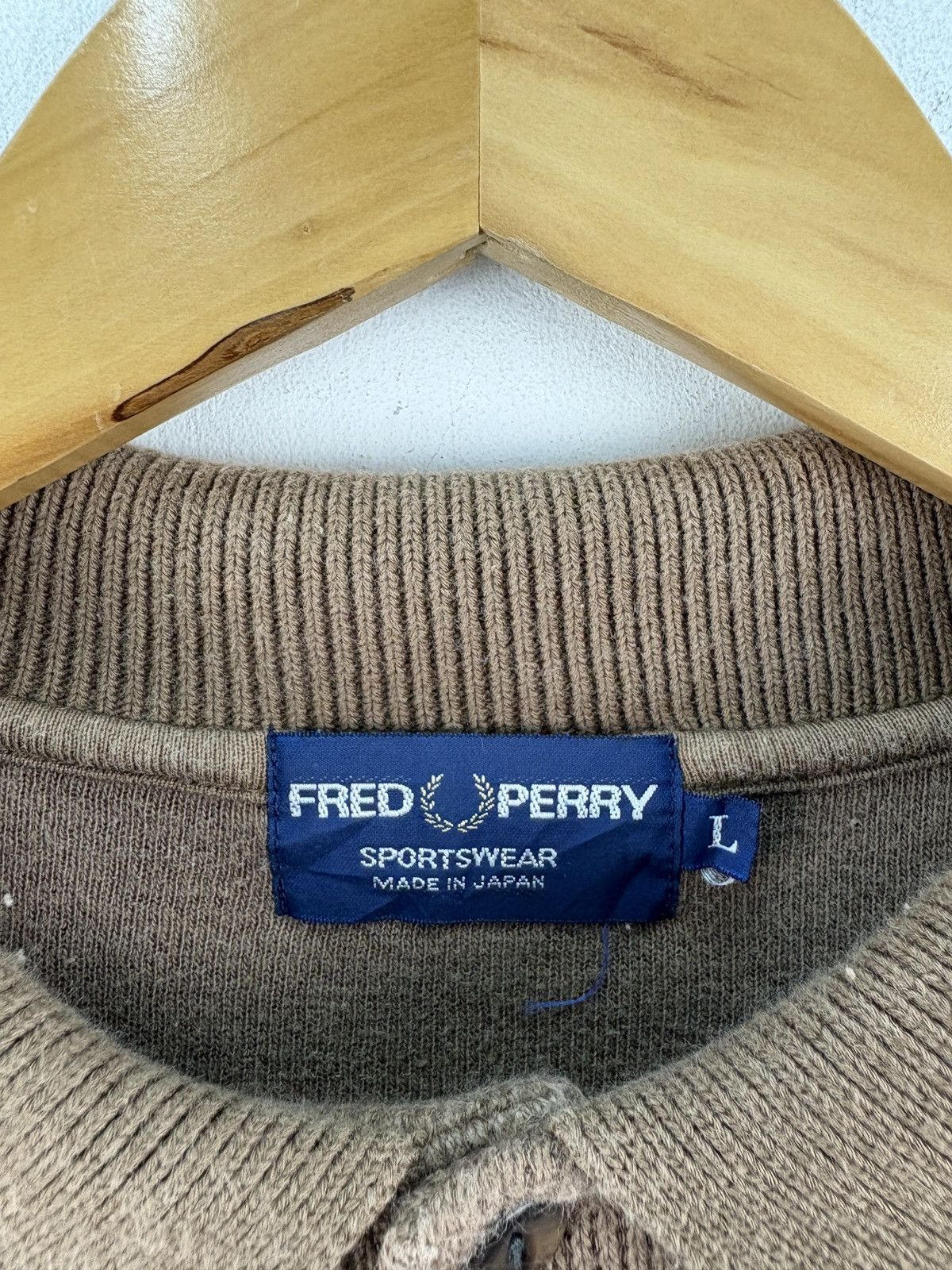 Fred Perry Vintage 90s Fred Perry Sweater Cable Jumper Knitwear Boxy Size US L / EU 52-54 / 3 - 3 Thumbnail