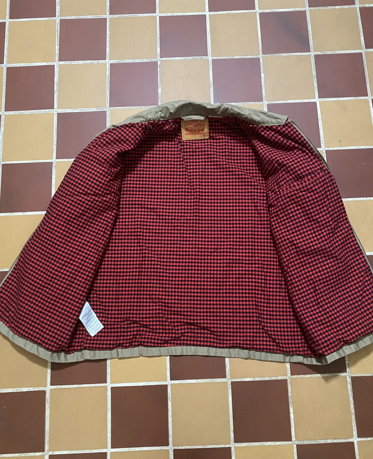 Levi's × Levi's Vintage Clothing × Vintage Vintage Levi’s Khaki Workwear Jacket XXL Size US XXL / EU 58 / 5 - 8 Thumbnail