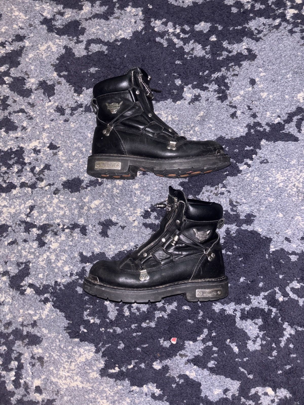 Harley Davidson × Vintage Harley Davidson Leather boots Size US 8 / EU 41 - 4 Thumbnail
