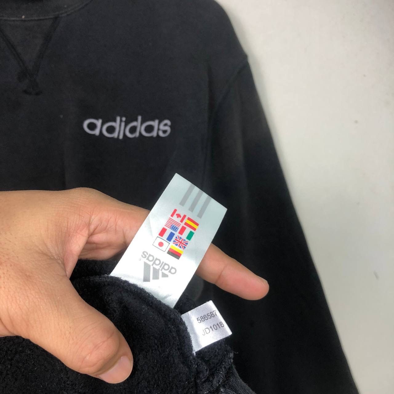 Adidas × Vintage Y2K Adidas Sweatshirt Sun Faded Style Size US L / EU 52-54 / 3 - 7 Thumbnail