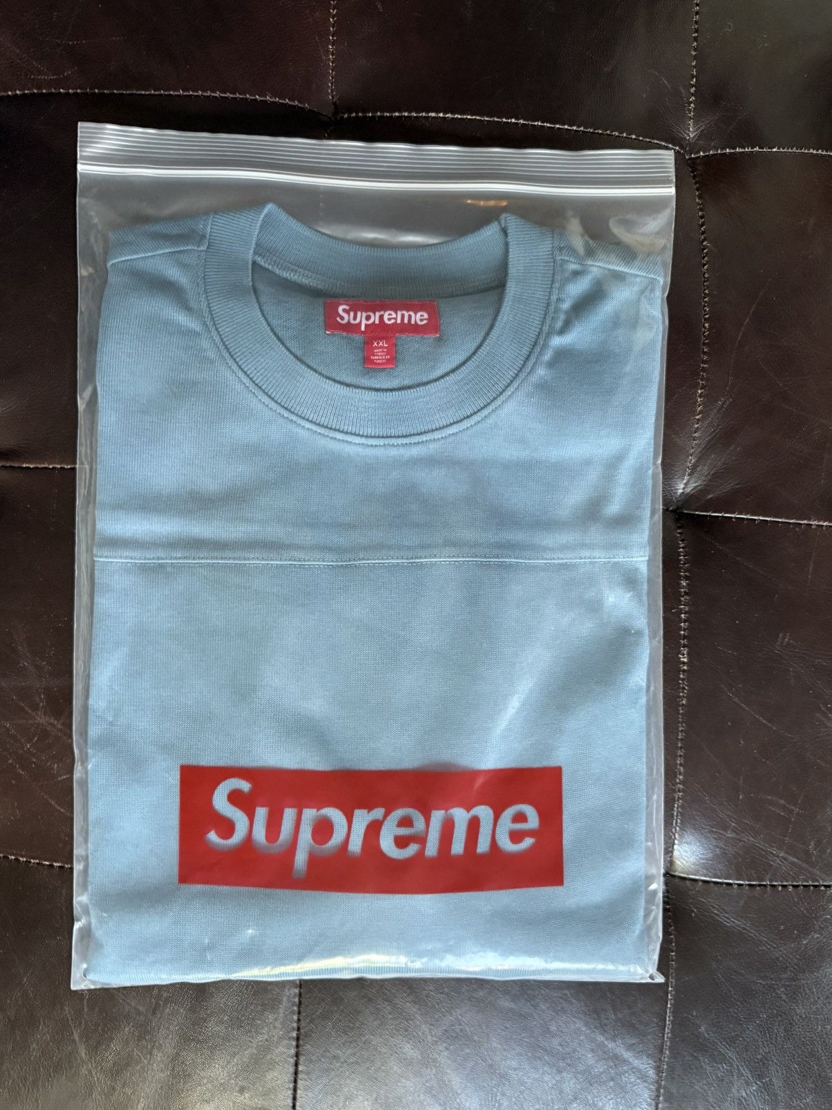 Supreme Supreme MASCOT L/S FOOTBALL TOP Slate FW25 Size XXL Size US XXL / EU 58 / 5 - 4 Thumbnail