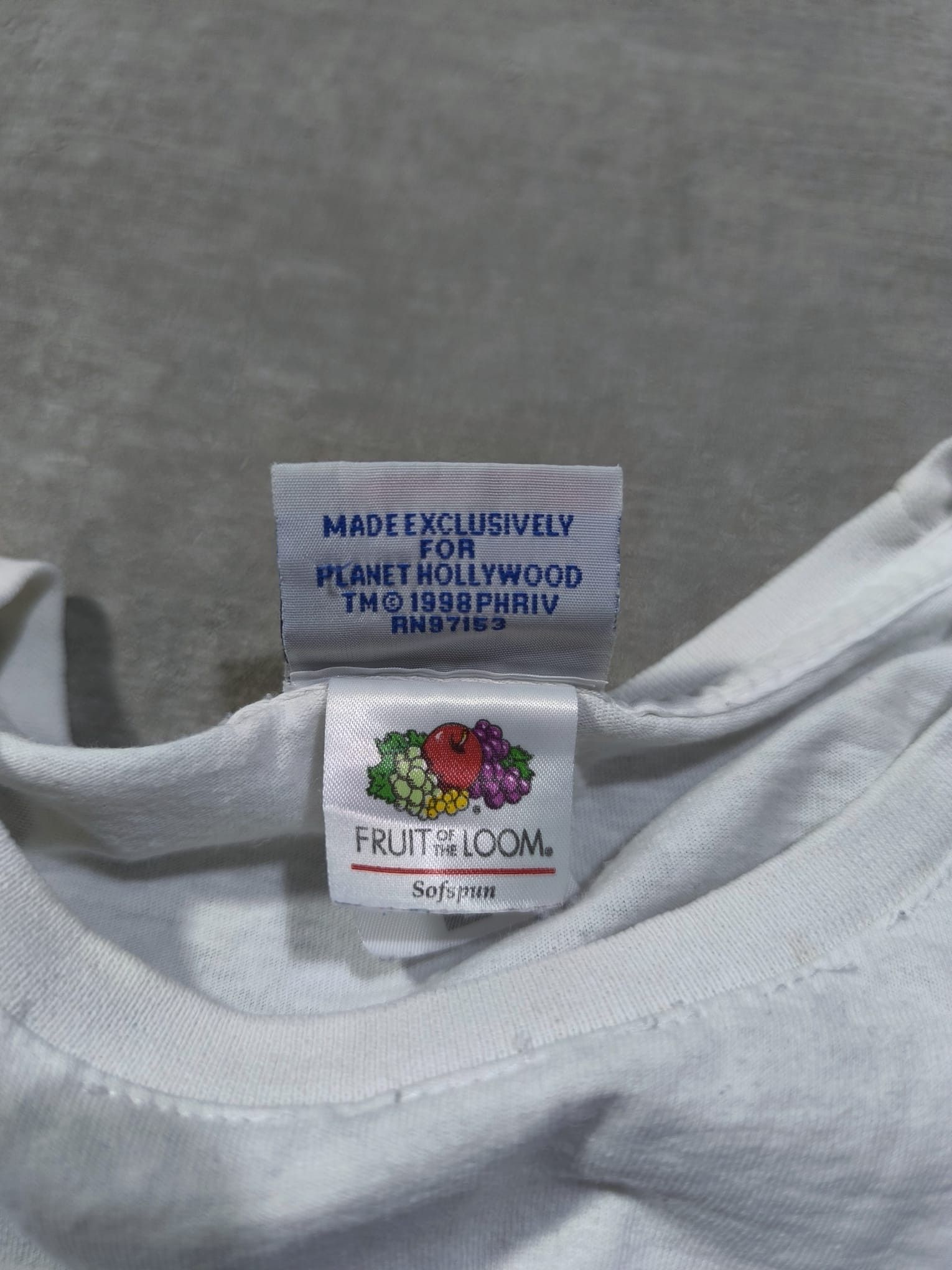 Planet Hollywood trashed vintage 1998 planet Hollywood Paris Balenciaga Style Size US L / EU 52-54 / 3 - 3 Thumbnail