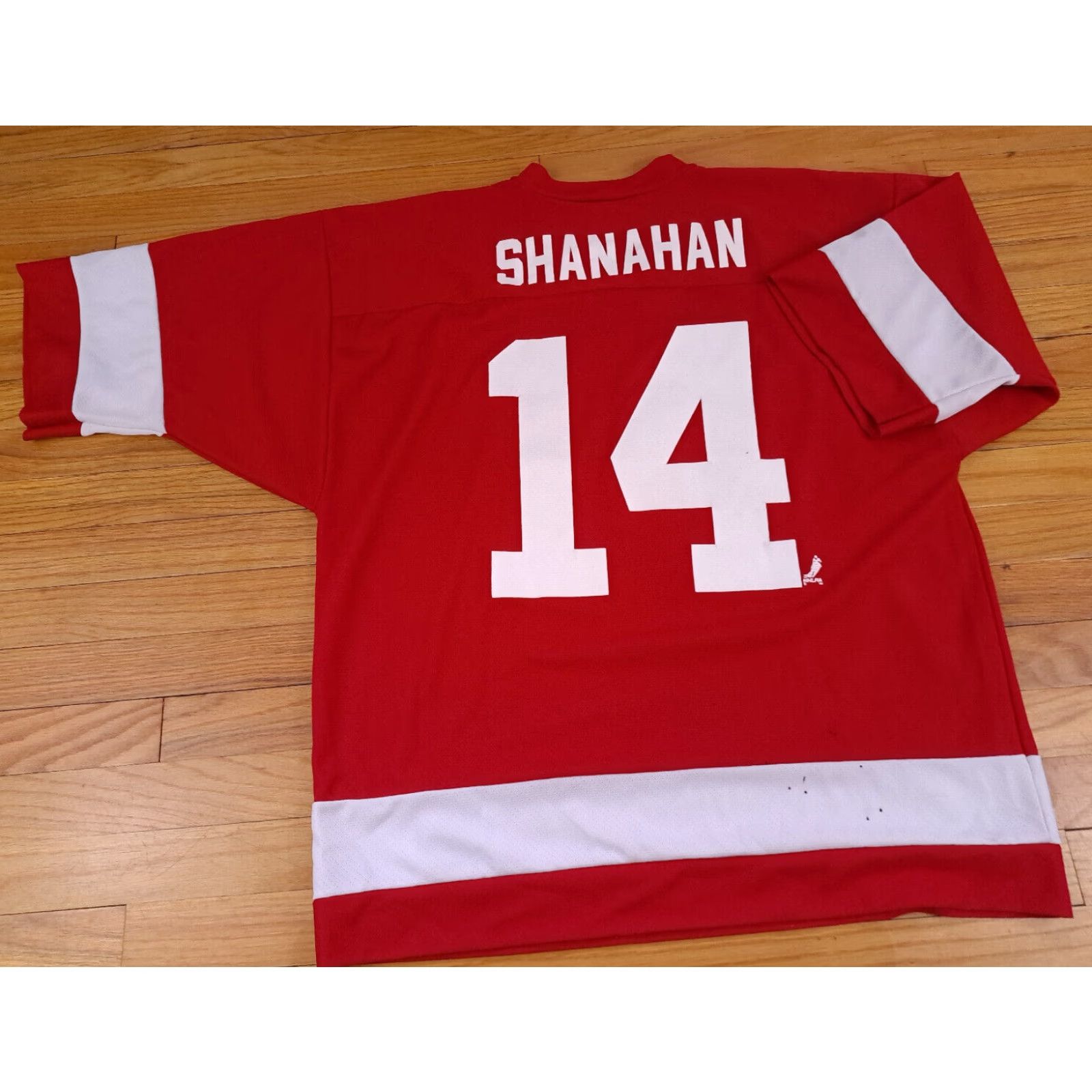 Logo 7 VINTAGE Detroit Red Wings Brendon Shanahan Home Jersey USA Logo 7 Sweatshirt Pullover Large L Red Mens Size US L / EU 52-54 / 3 - 3 Thumbnail