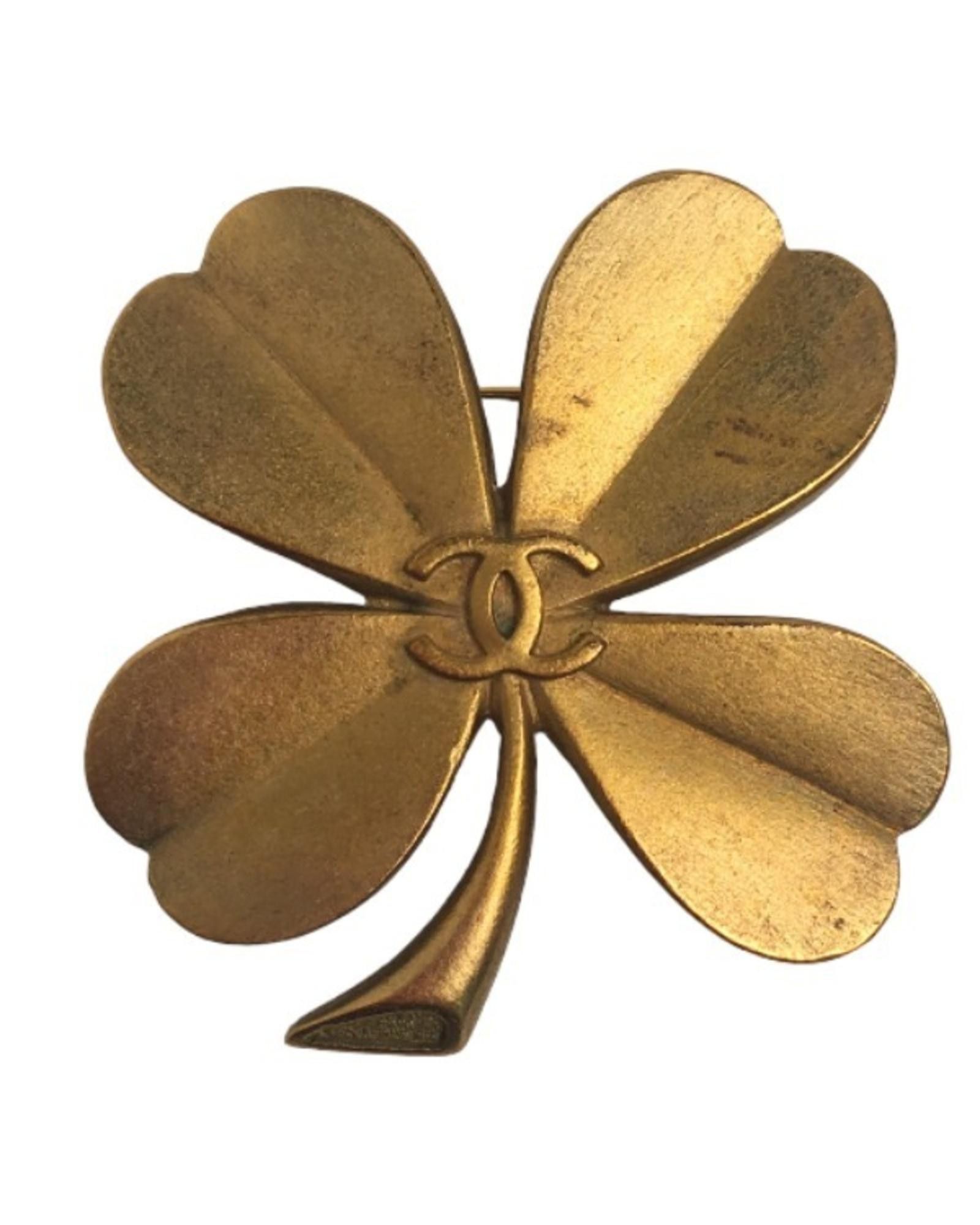 image of Chanel Dazzling Gold Corsage Accessory, Women's