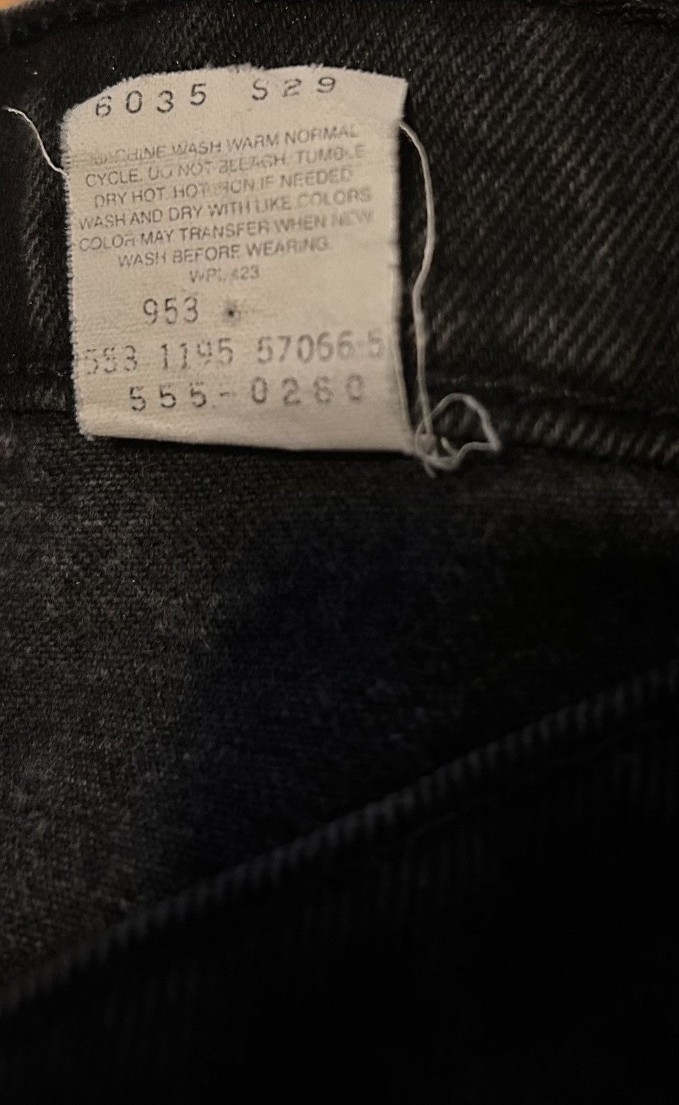 Levi's Levi's 555 90s Vintage Jeans Size 33" - 6 Thumbnail