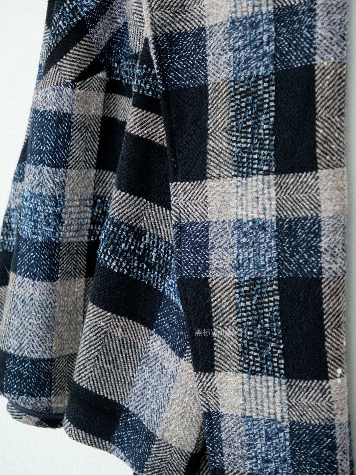 Yohji Yamamoto Yohji Yamamoto 18AW Vintage Deconstructed Check Tweed Skirt Size 26" / US 2 / IT 38 - 7 Thumbnail