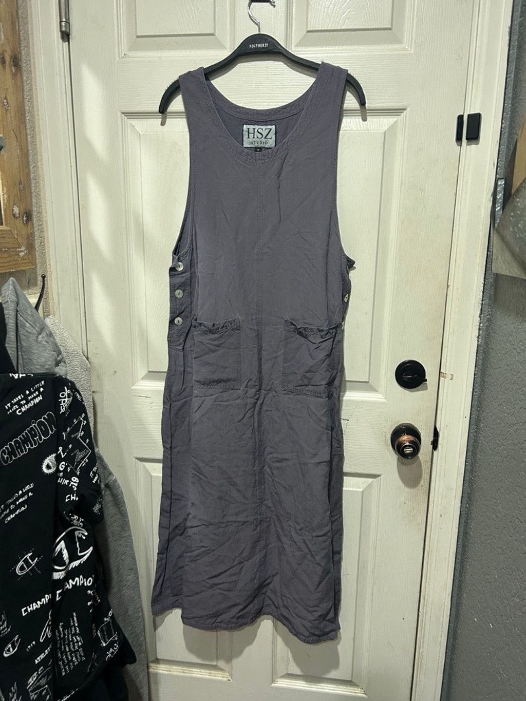 Other Women's HSZ Studio purple Linen Blend Sleeveless Dress M Size M / US 6-8 / IT 42-44 - 1 Thumbnail