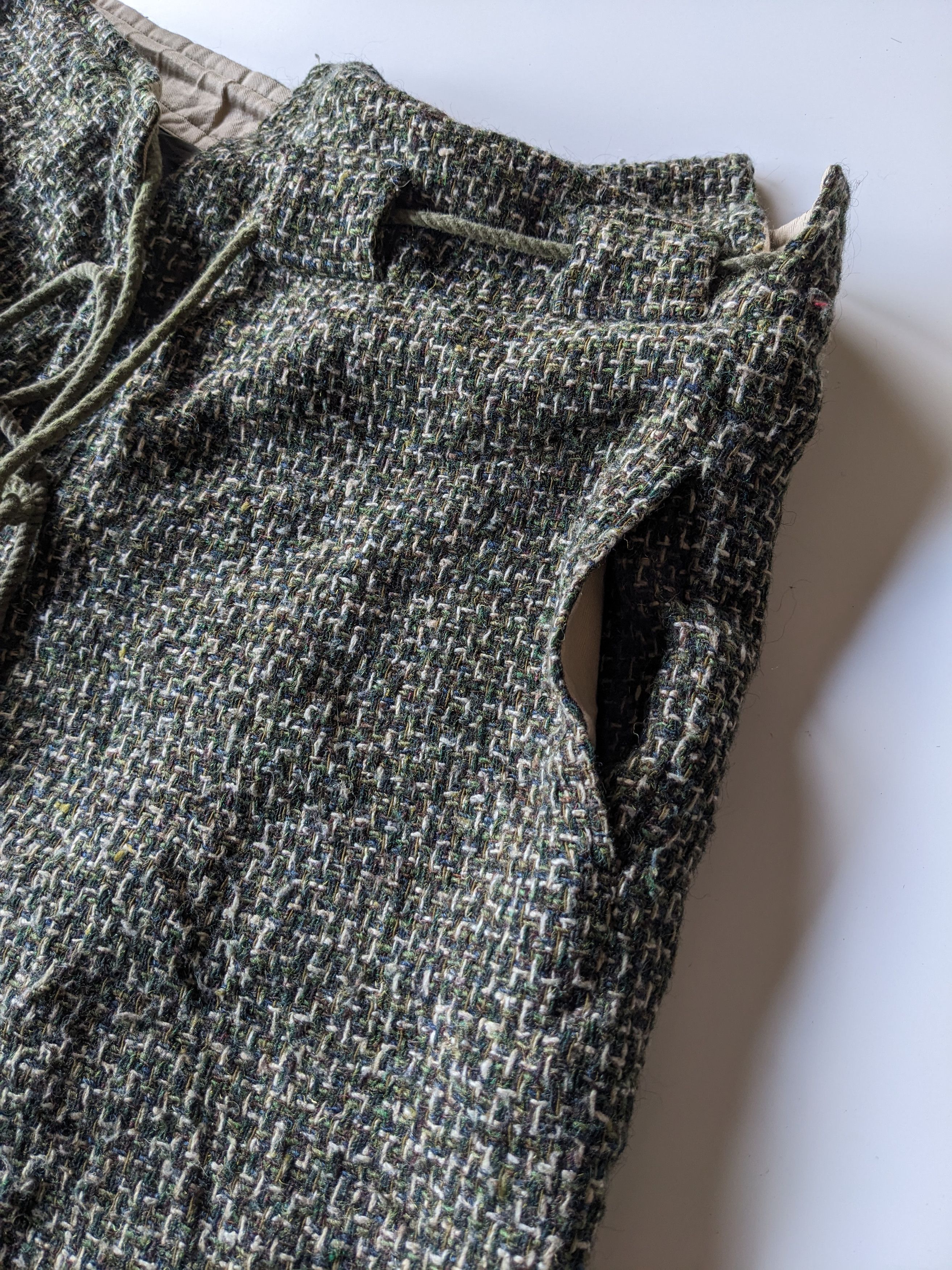 Vintage × Yohji Yamamoto Vintage Y's Yohji Yamamoto hand woven cropped Size US 36 / EU 52 - 10 Thumbnail